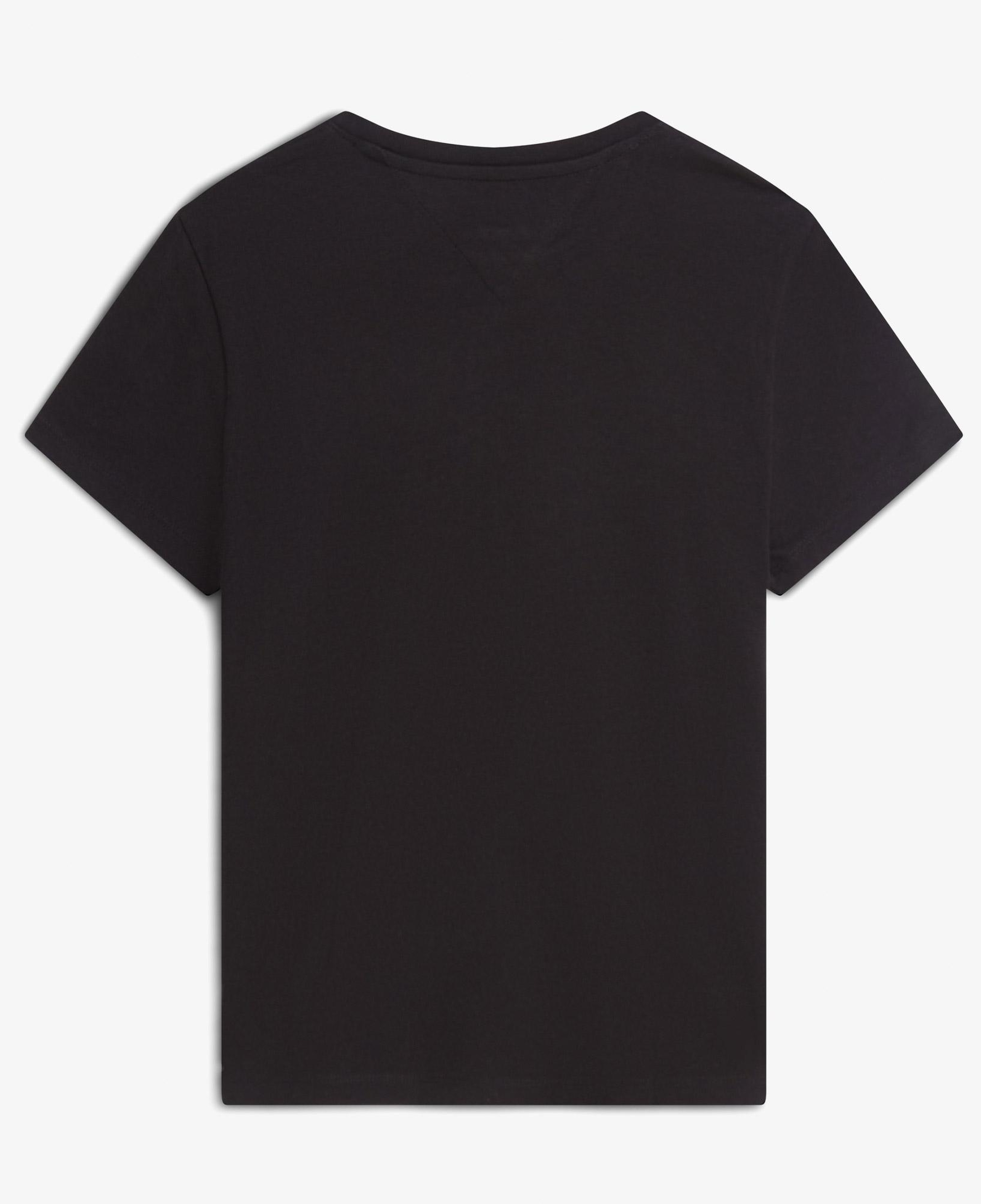 Tommy Hilfiger Linear Kadın Siyah T-Shirt