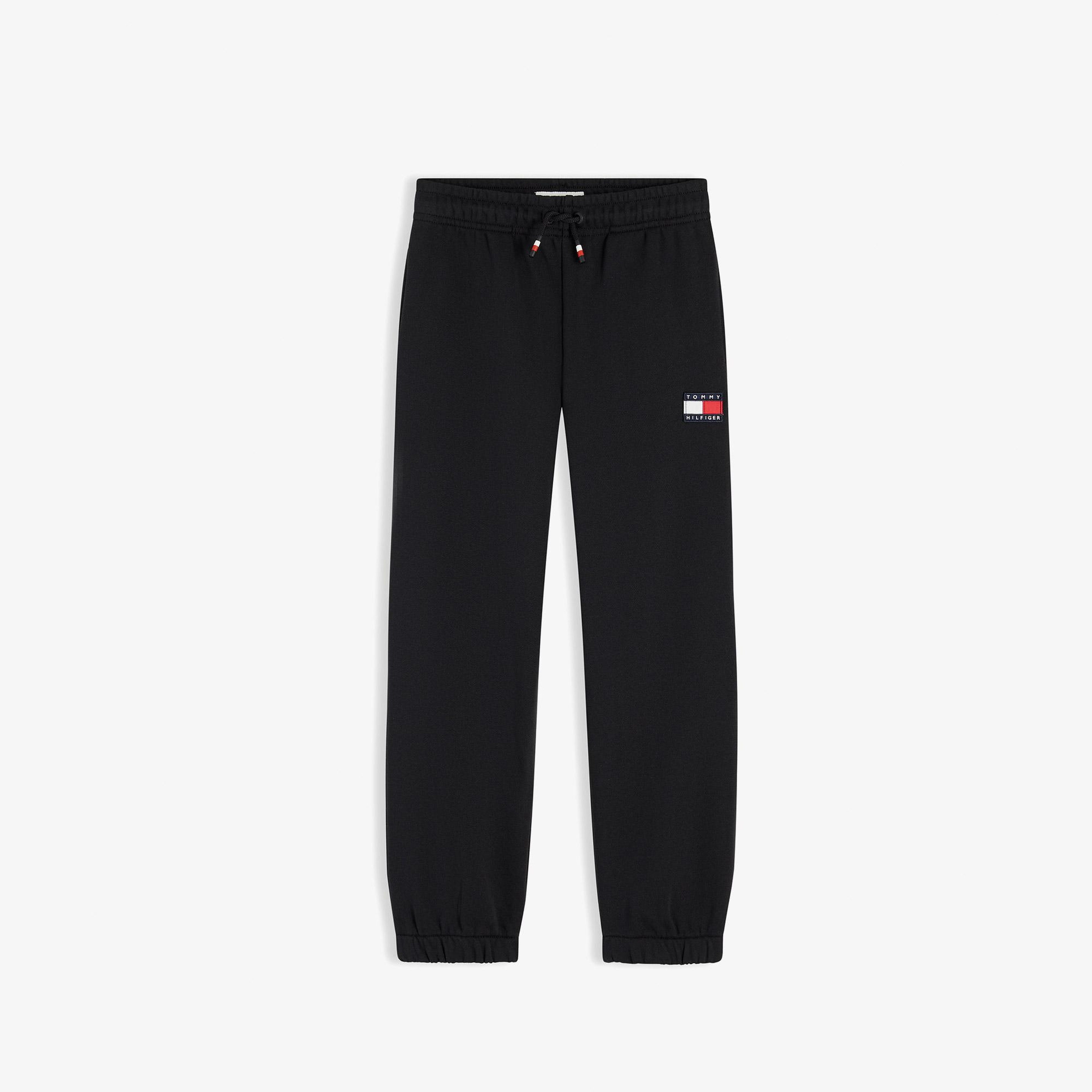Tommy Hilfiger Heritage Flag Çocuk Siyah Eşofman Altı