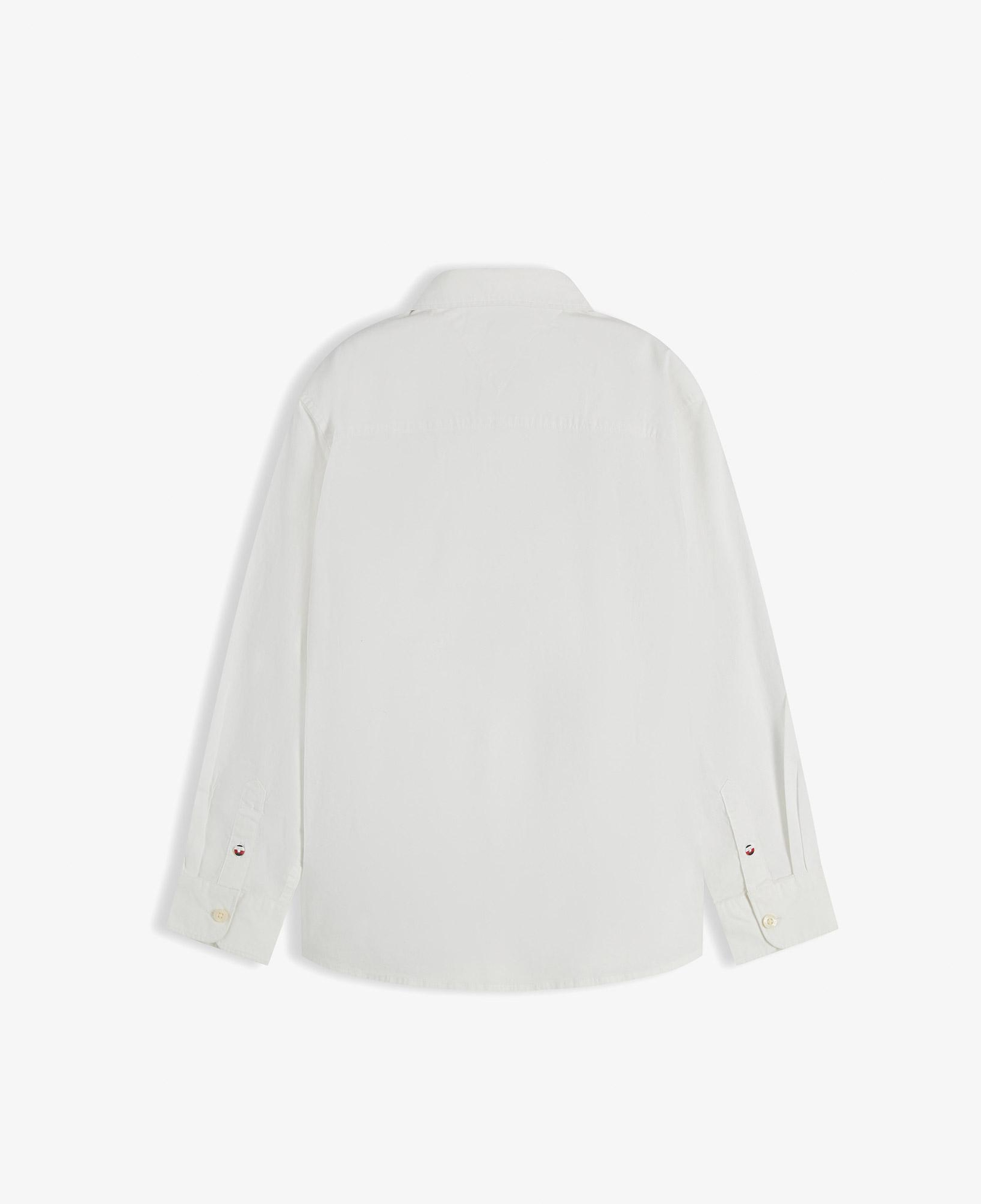 Tommy Hilfiger Poplin Çocuk Beyaz Gömlek