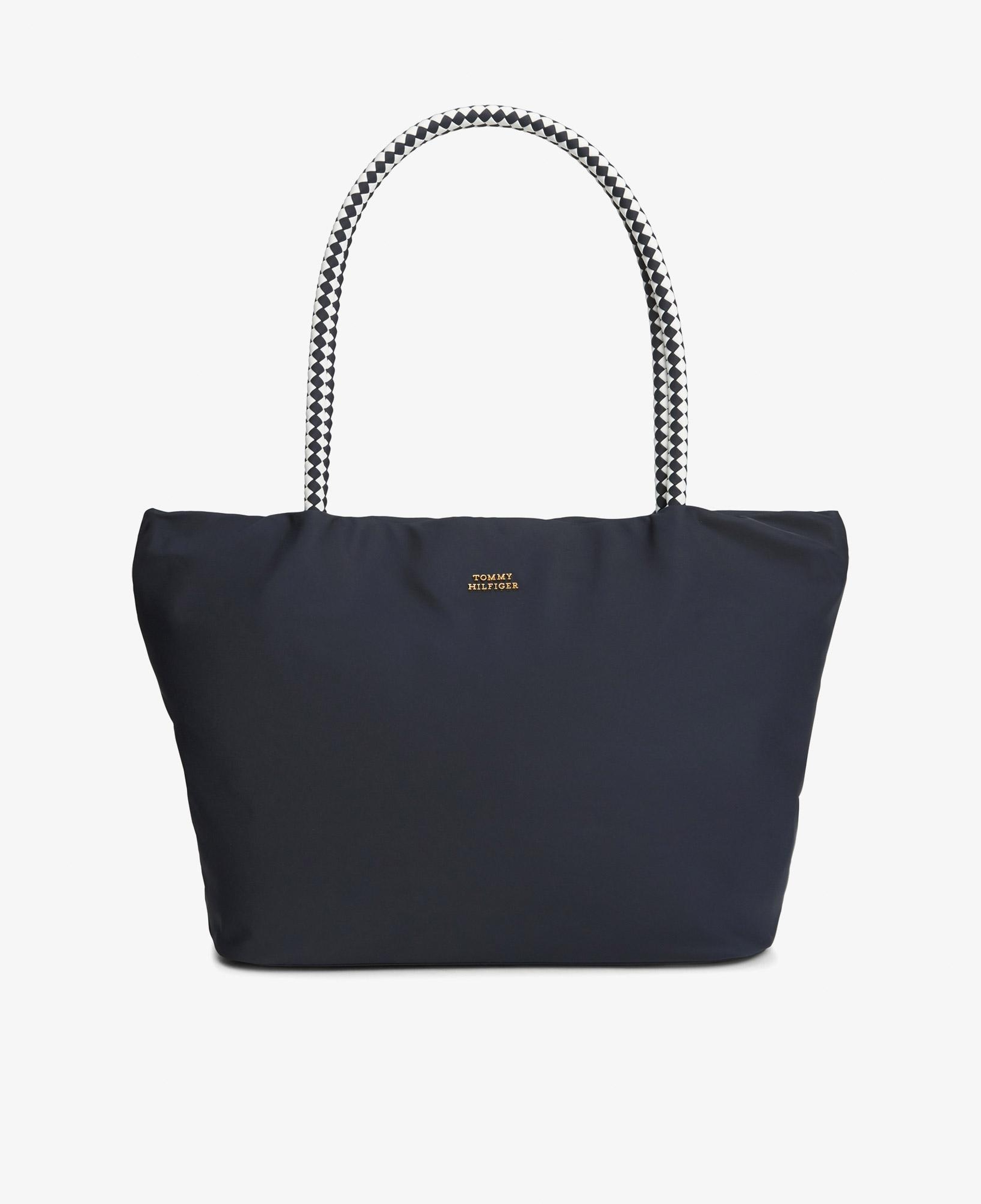Tommy Hilfiger Marina Hobo/Tote Nylon Kadın Mavi El Çantası