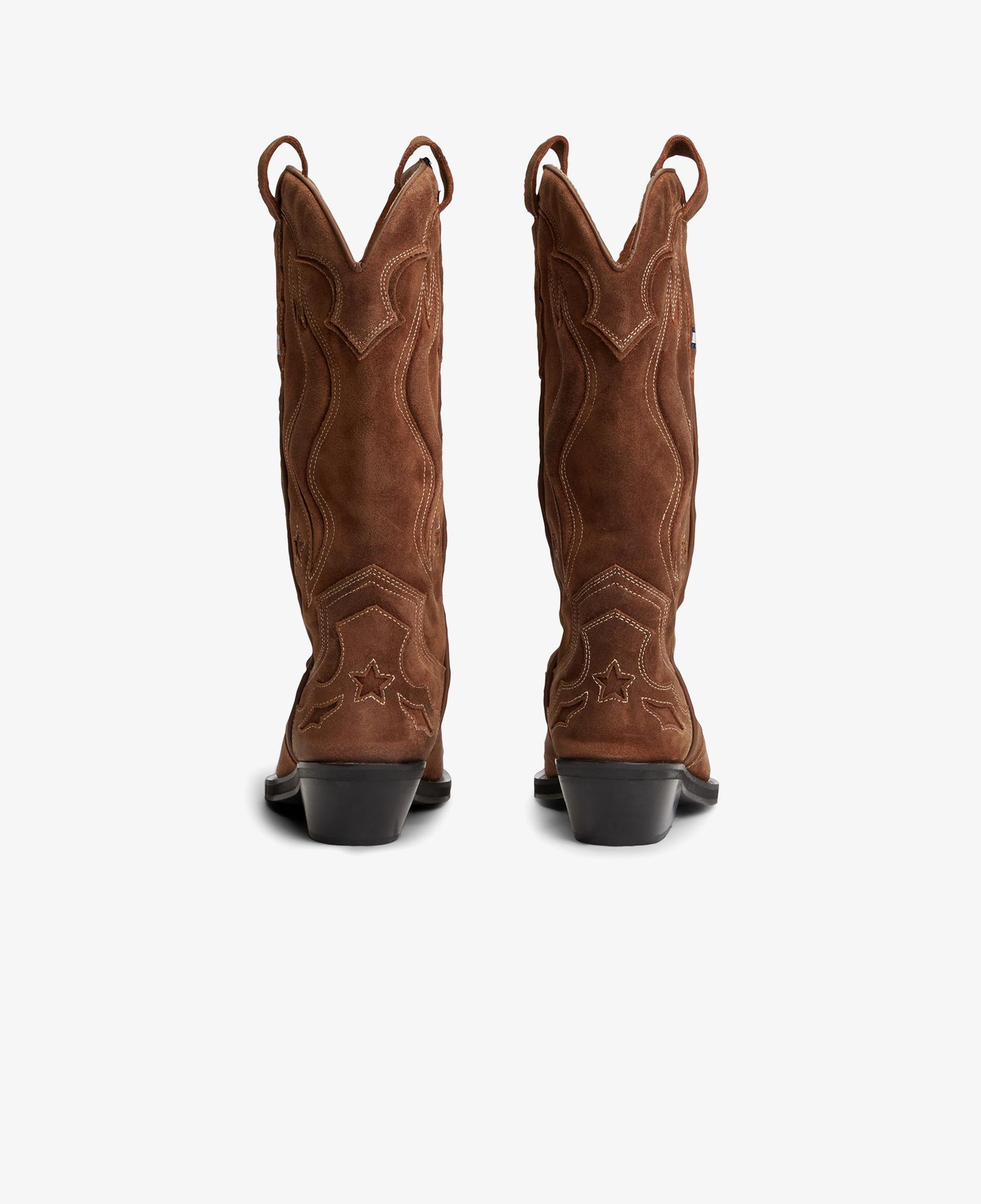 Tommy Hilfiger Archive Cowboy Suede Kadın Kahverengi Bot