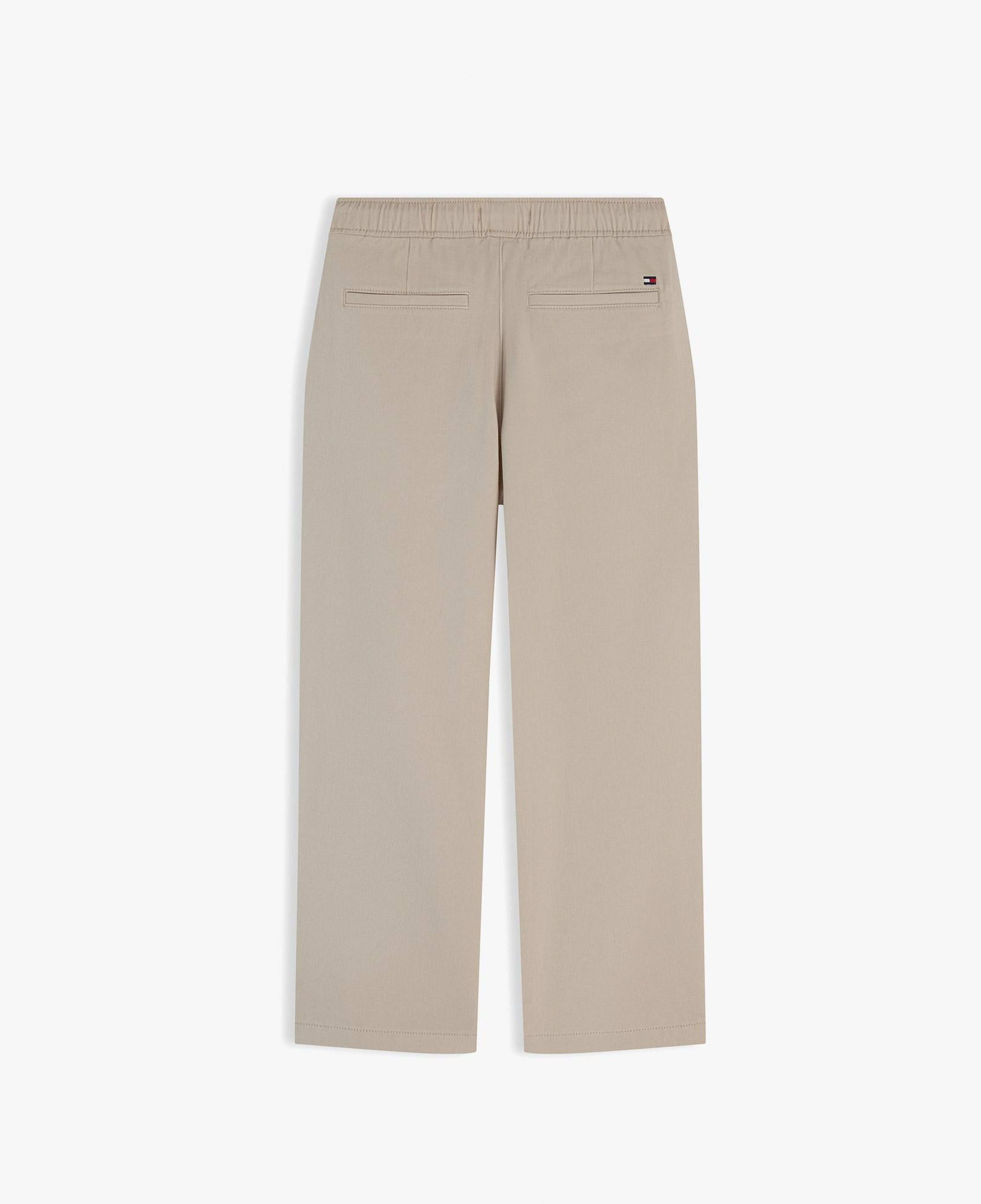 Tommy Hilfiger Baggy Pull On Soft Twill Çocuk Bej Pantolon