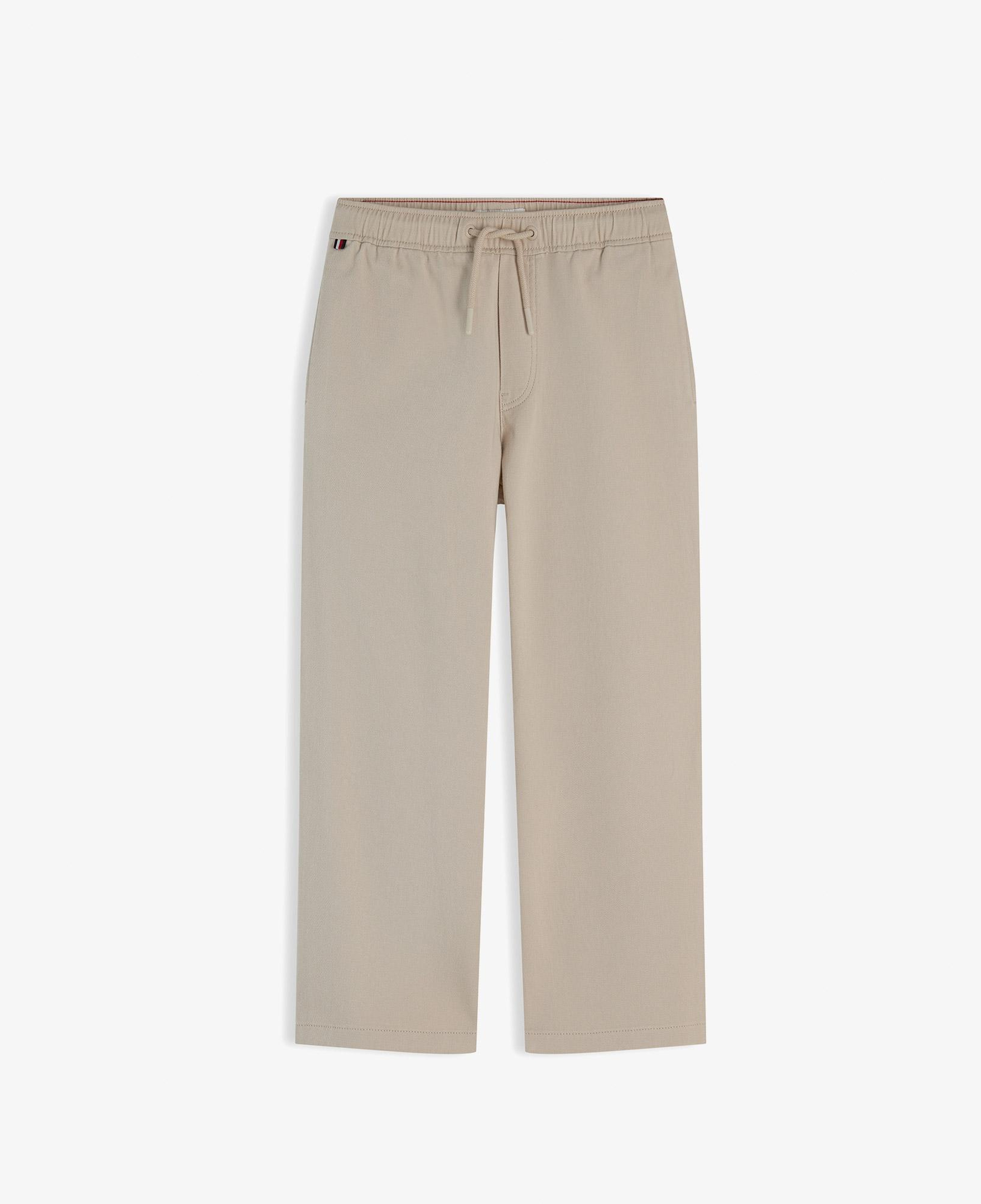 Tommy Hilfiger Baggy Pull On Soft Twill Çocuk Bej Pantolon