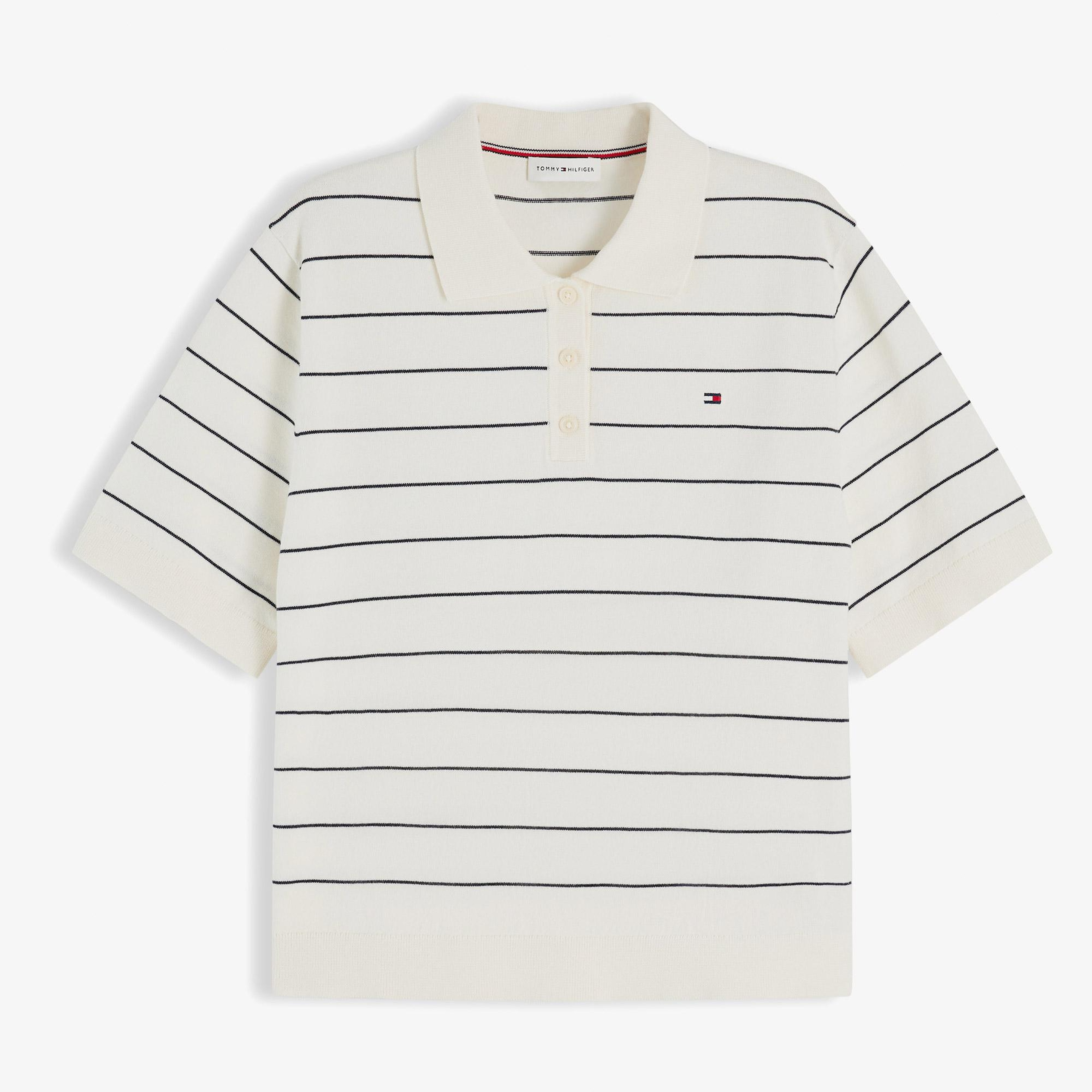 Tommy Hilfiger Stitch Mini Kadın Mavi Triko