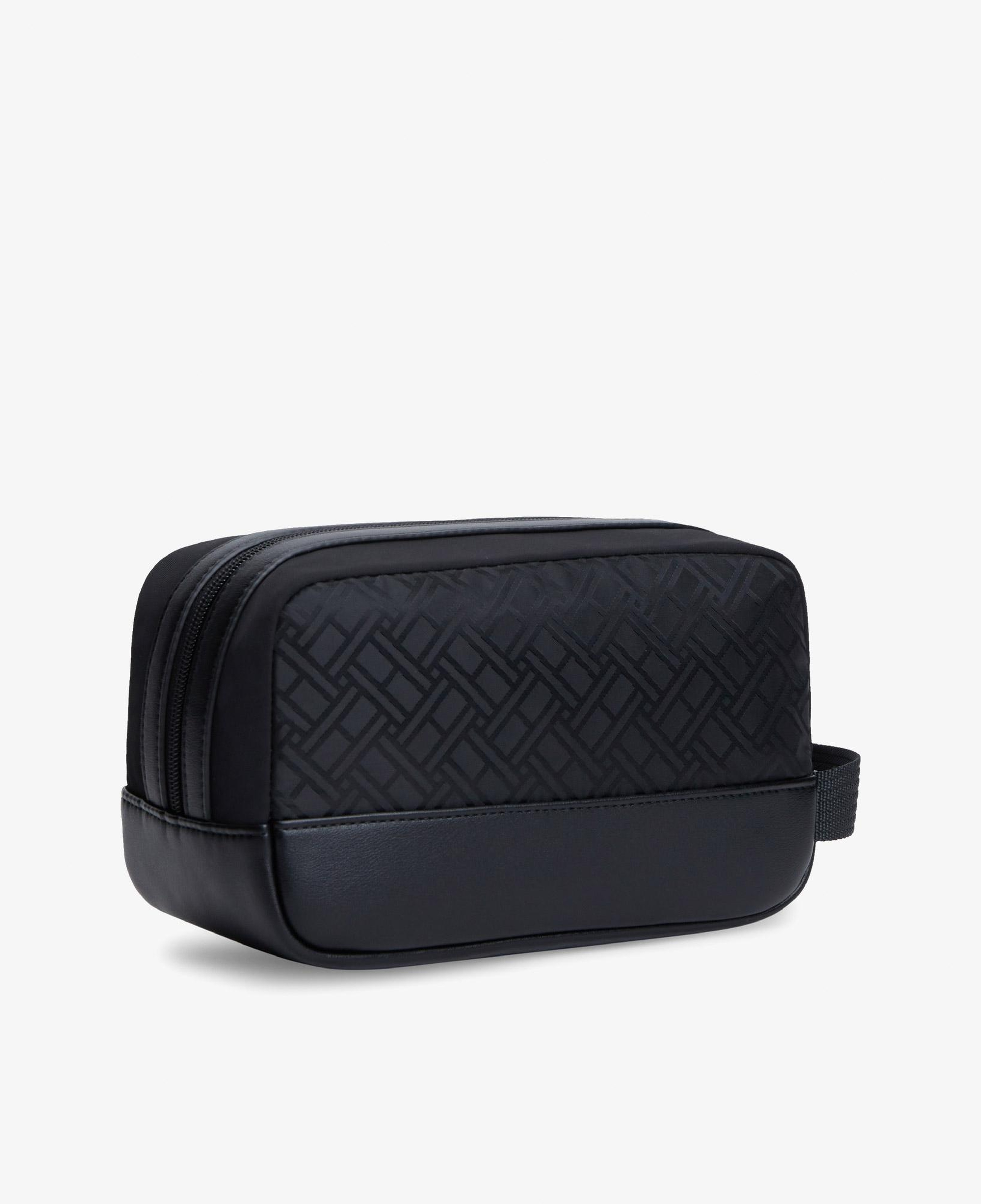 Tommy Hilfiger Nylon Jacquard Erkek Siyah El Çantası