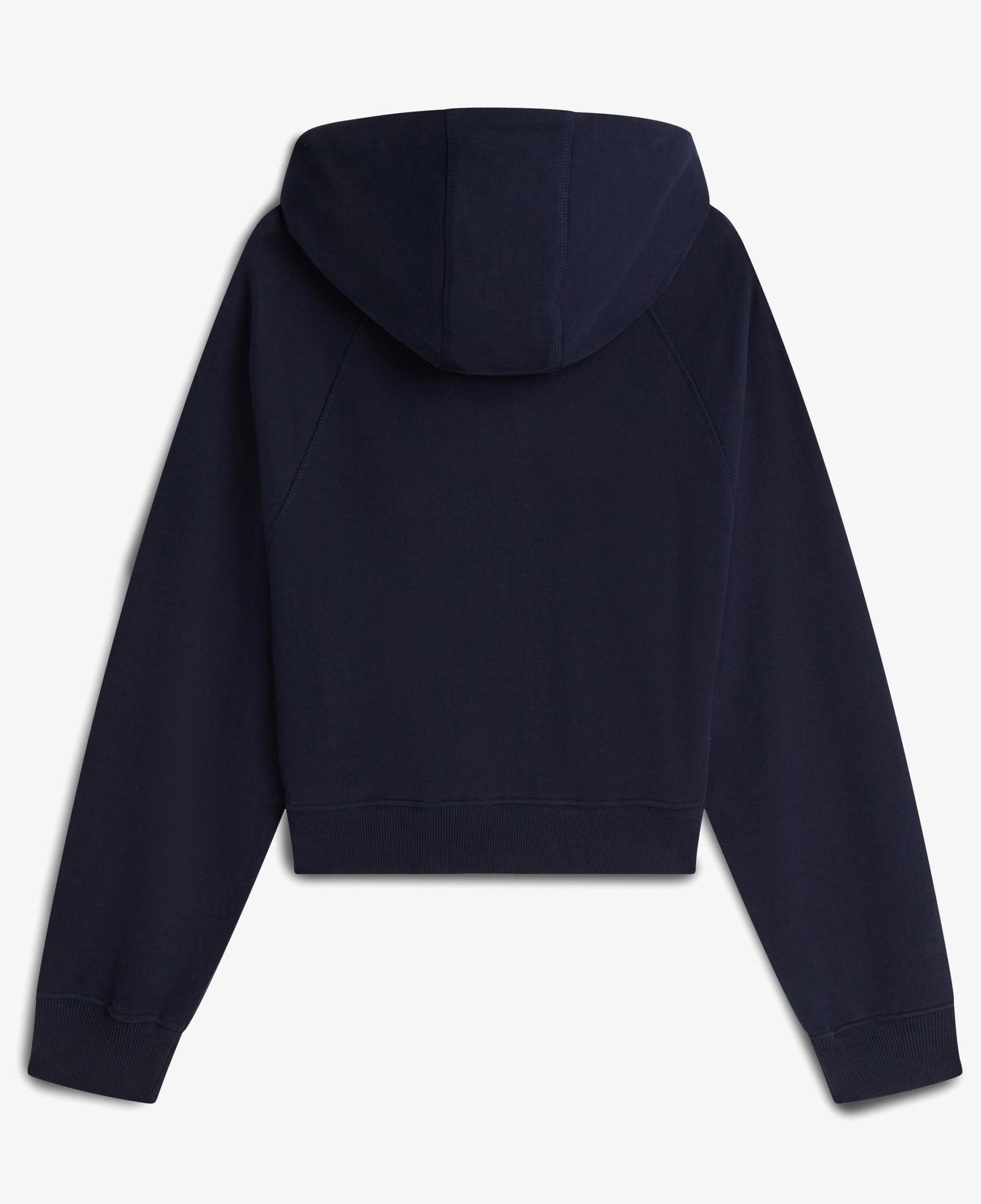 Tommy Hilfiger Flag Zip Kadın Mavi Sweatshirt