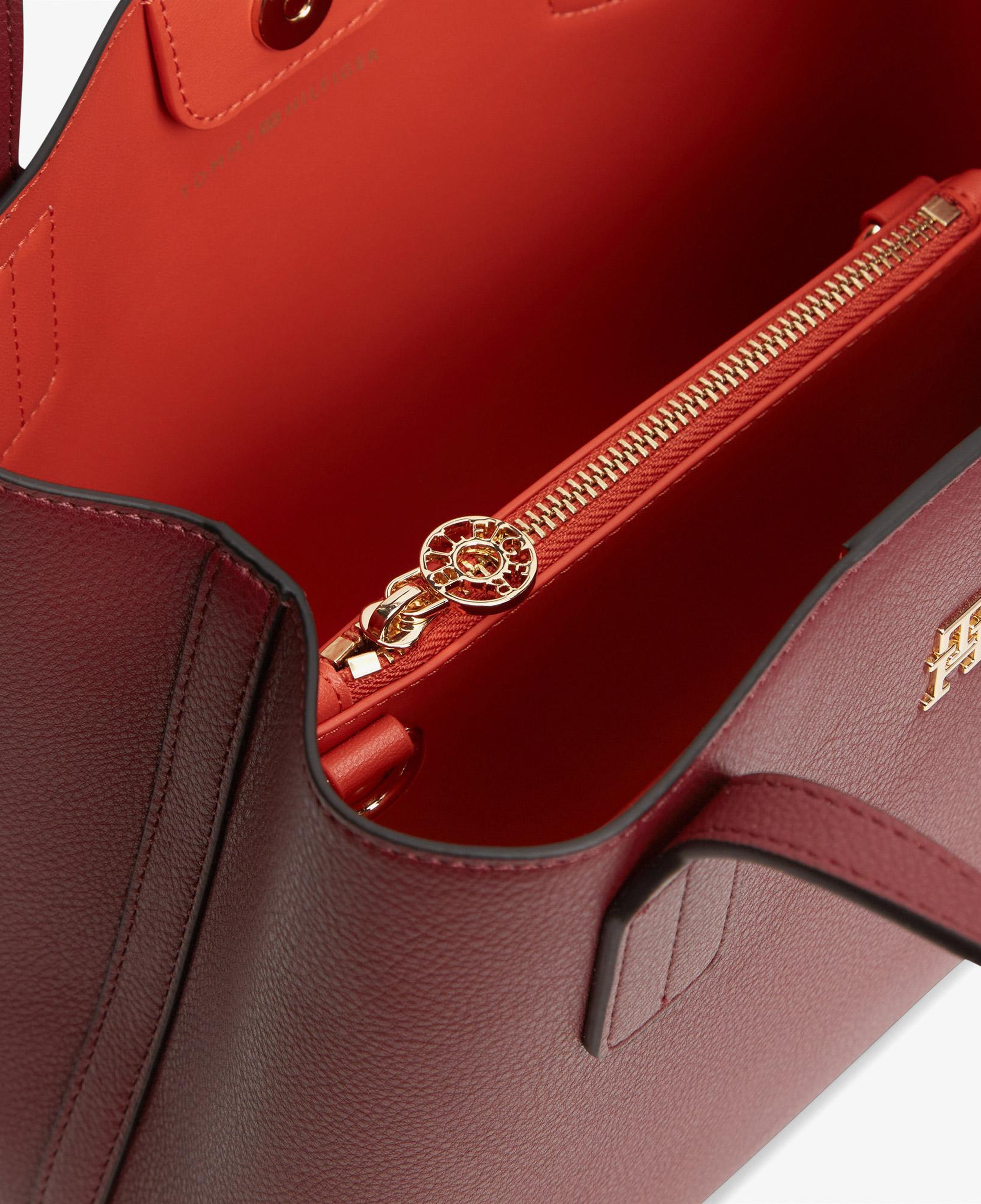 Tommy Hilfiger Icon Mini Satchel Kadın Kahverengi El Çantası