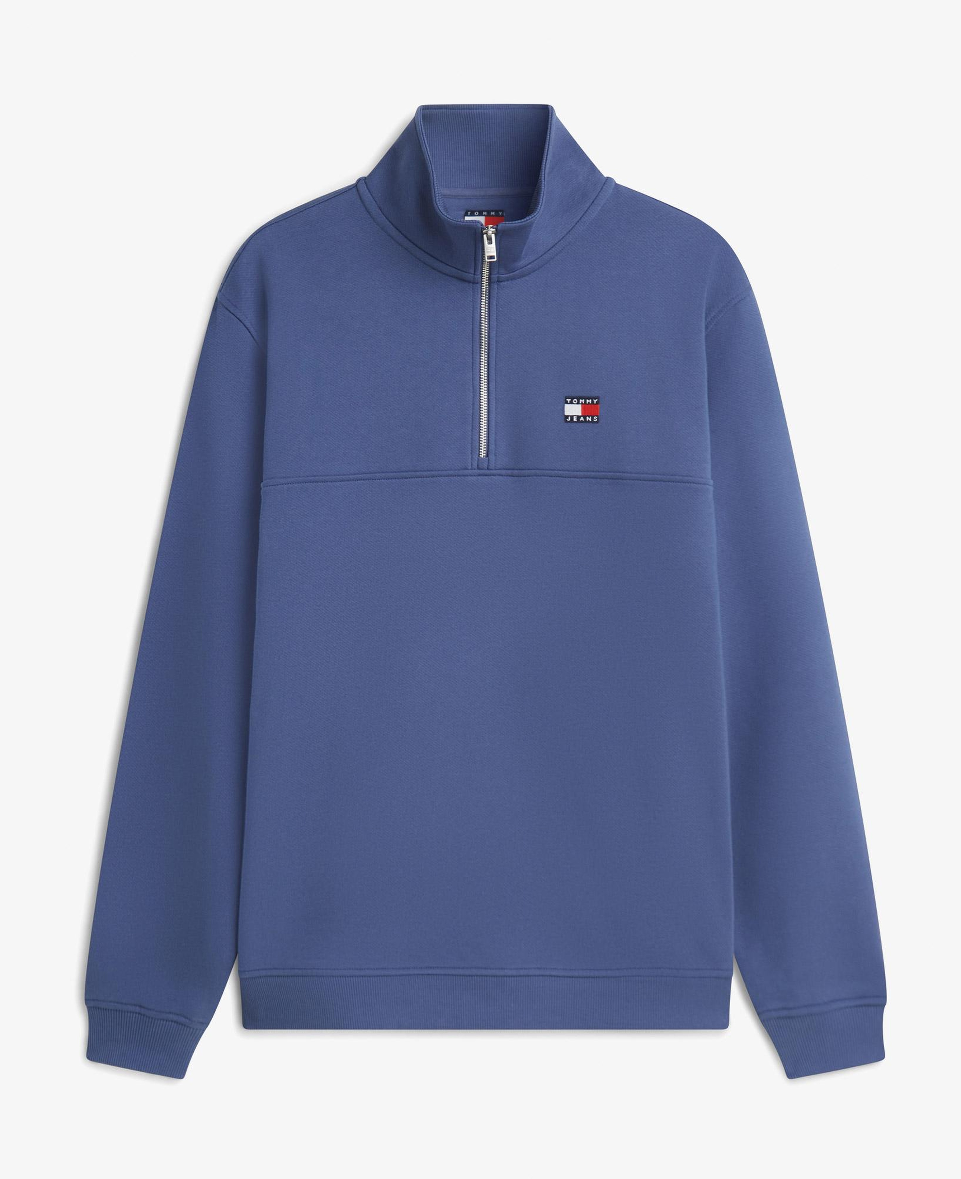 Tommy Hilfiger Badge Erkek Mavi Sweatshirt