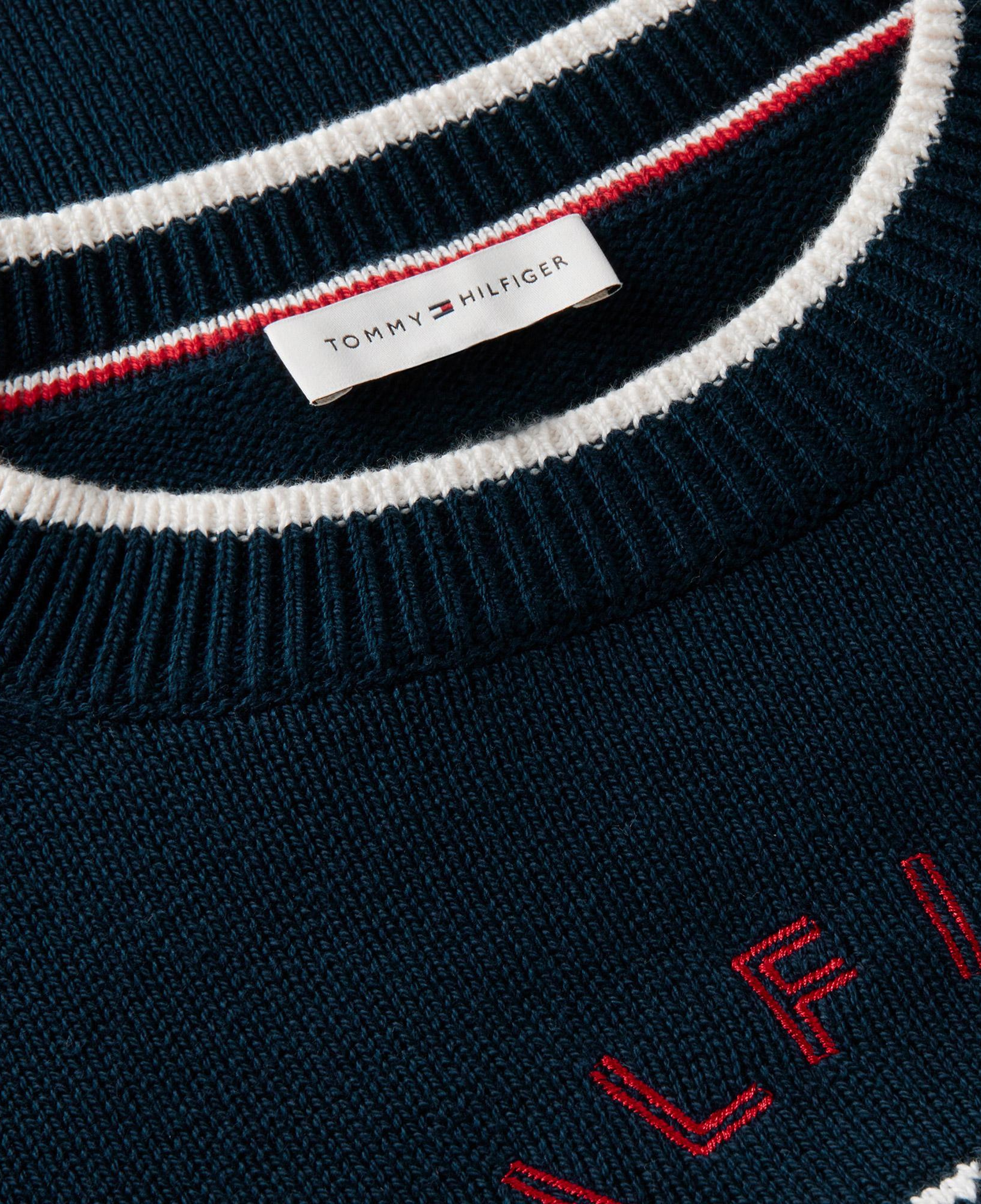 Tommy Hilfiger Nautical Kadın Mavi Triko