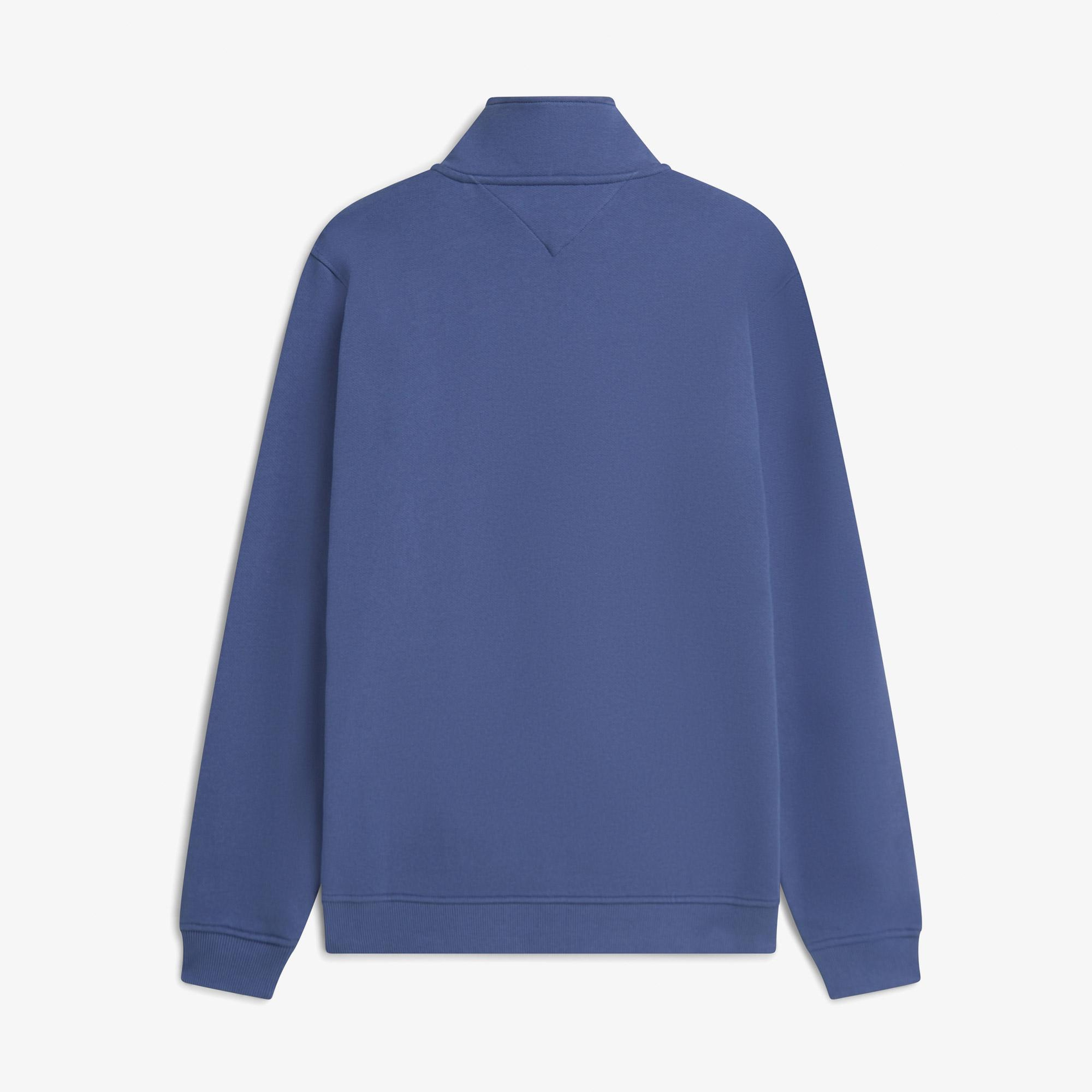 Tommy Hilfiger Badge Erkek Mavi Sweatshirt