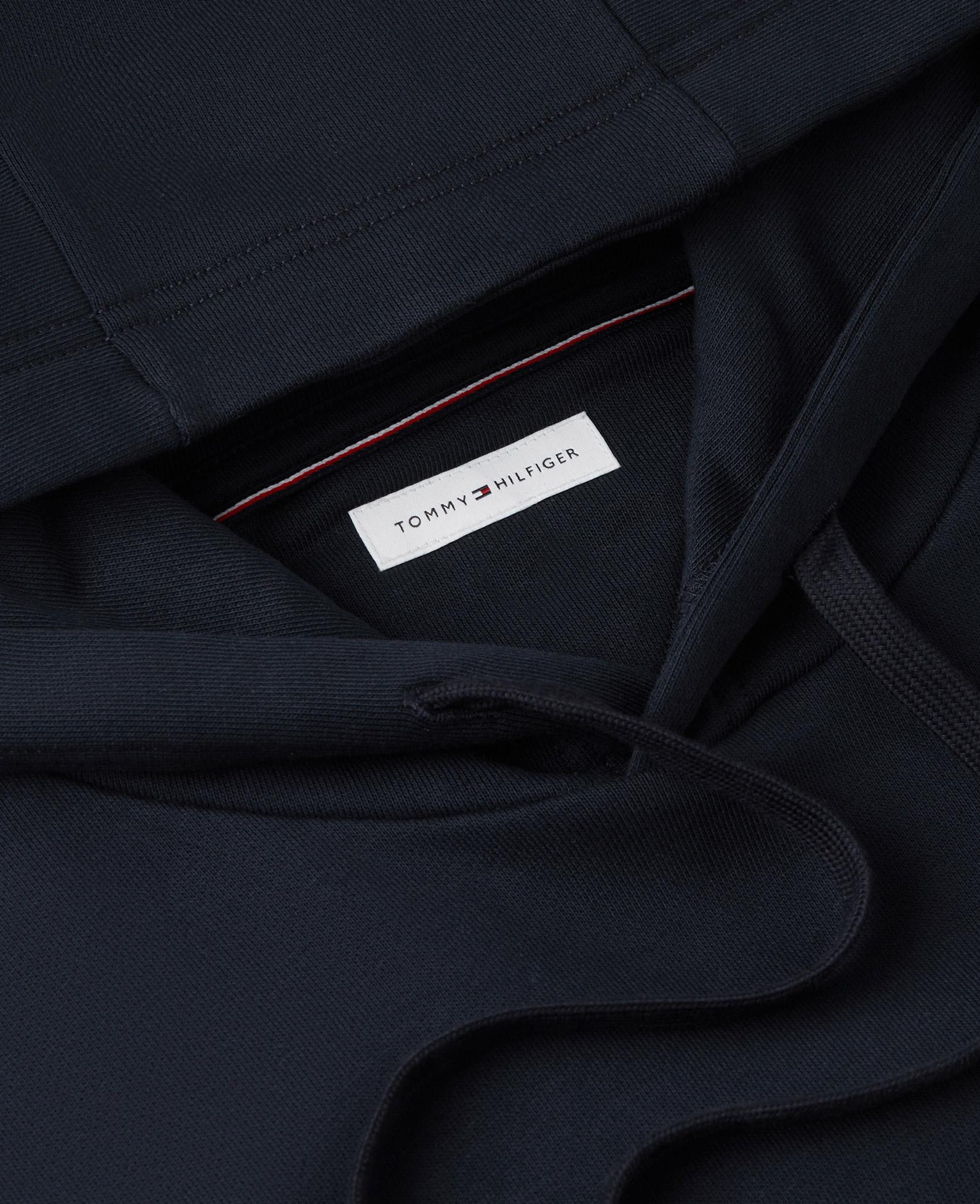 Tommy Hilfiger Script Flag Erkek Mavi Sweatshirt