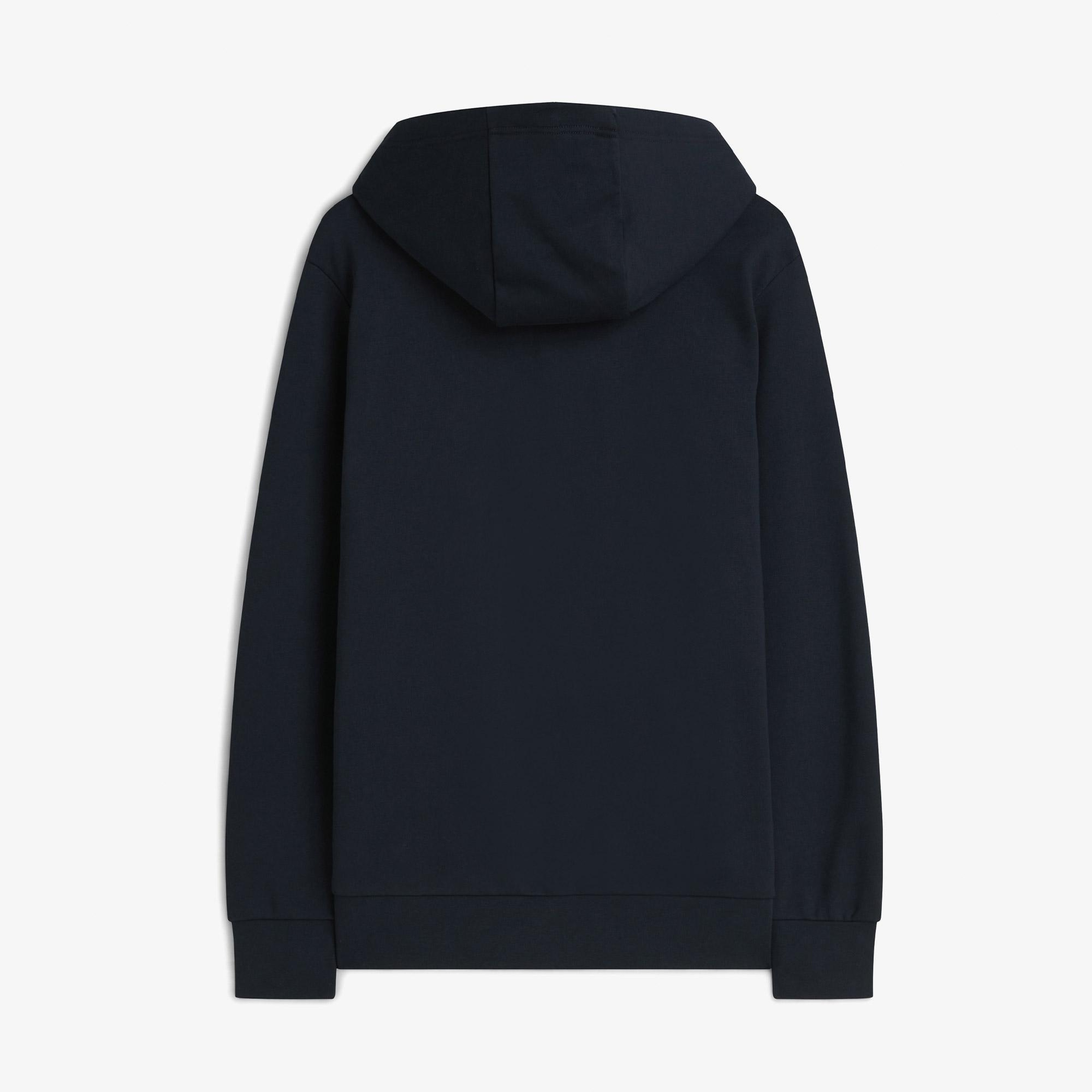 Tommy Hilfiger Script Flag Erkek Mavi Sweatshirt