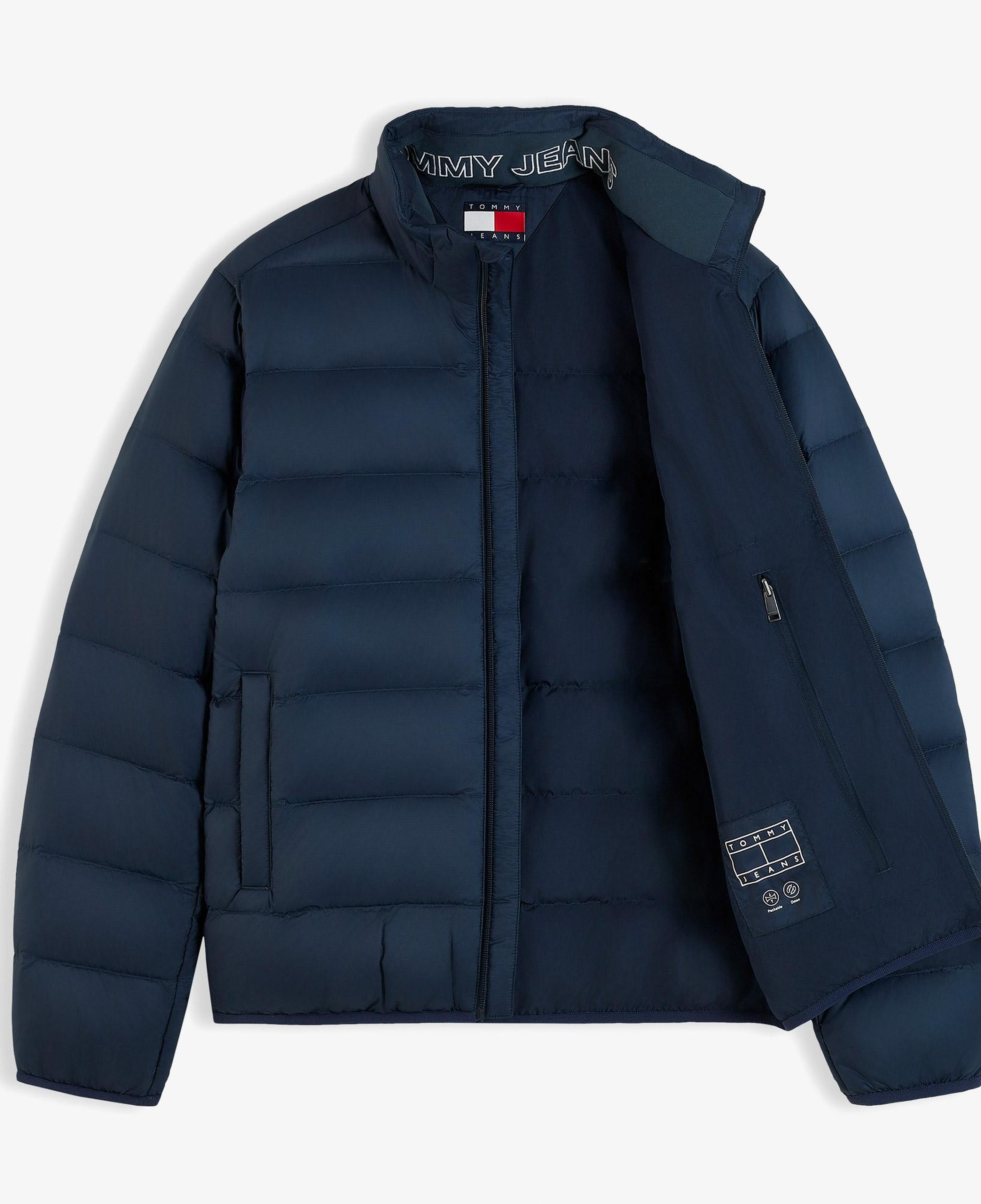 Tommy Hilfiger Light Down Erkek Mavi Mont