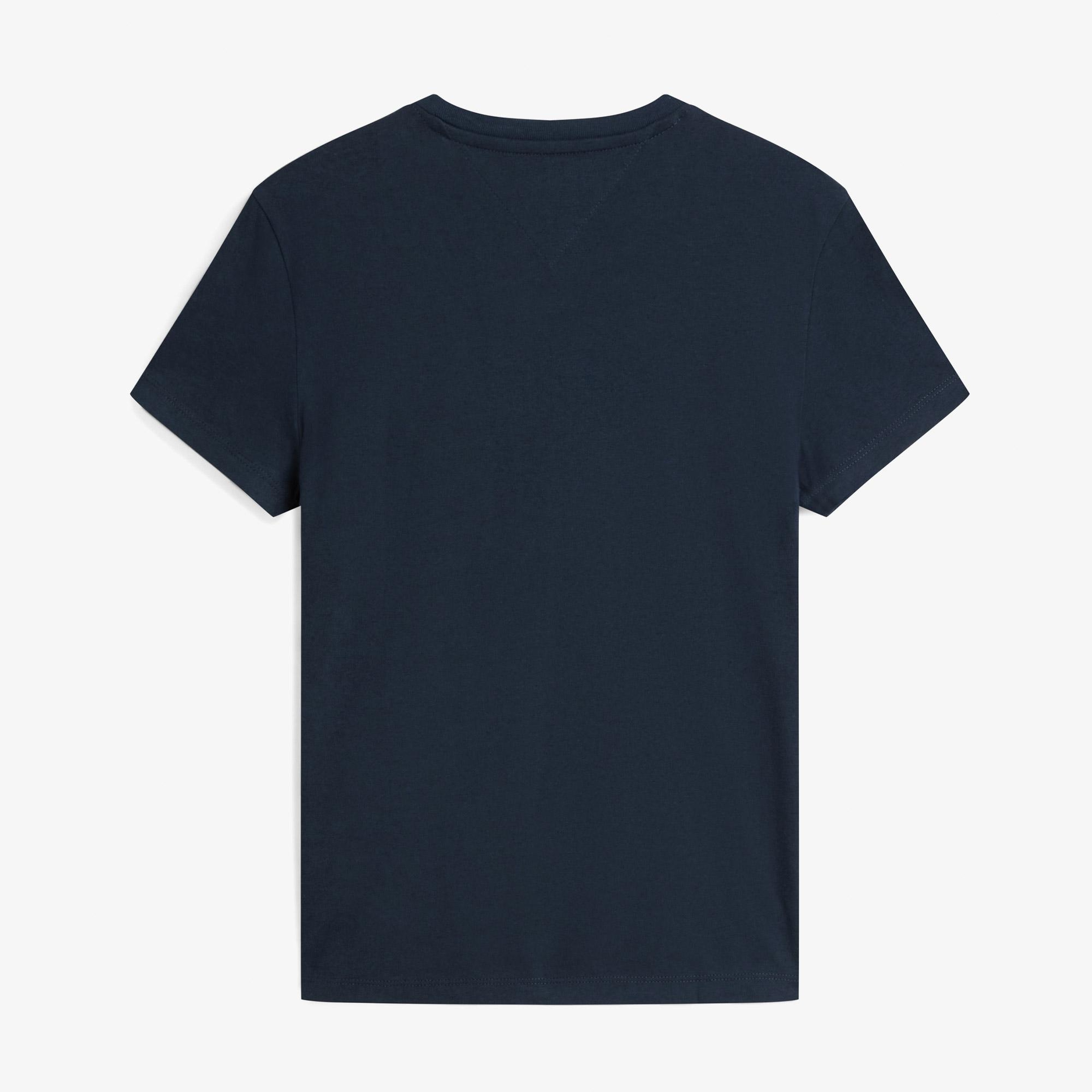 Tommy Hilfiger Linear Kadın Mavi T-Shirt
