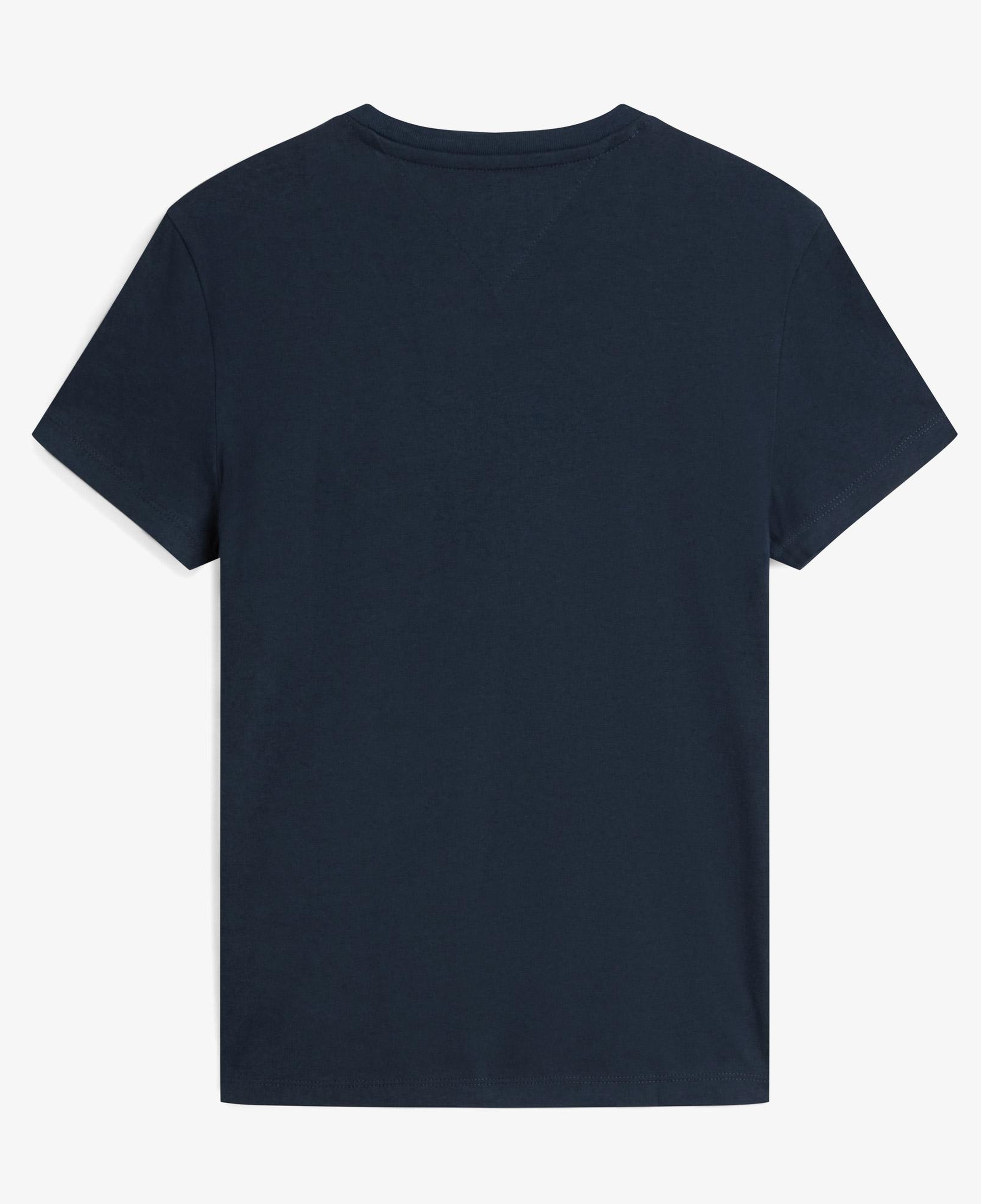 Tommy Hilfiger Linear Kadın Mavi T-Shirt