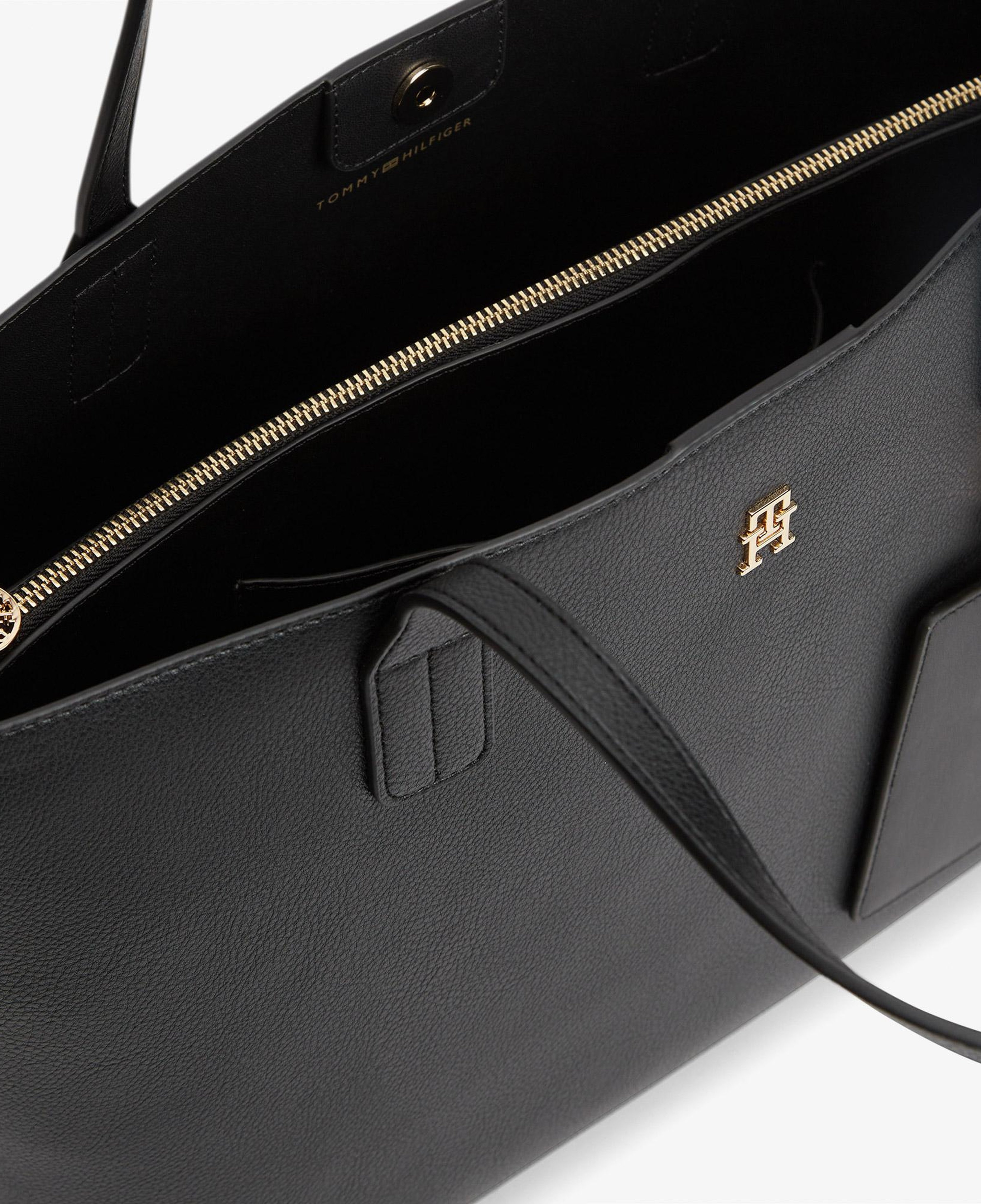 Tommy Hilfiger Icon Tote Kadın Siyah El Çantası