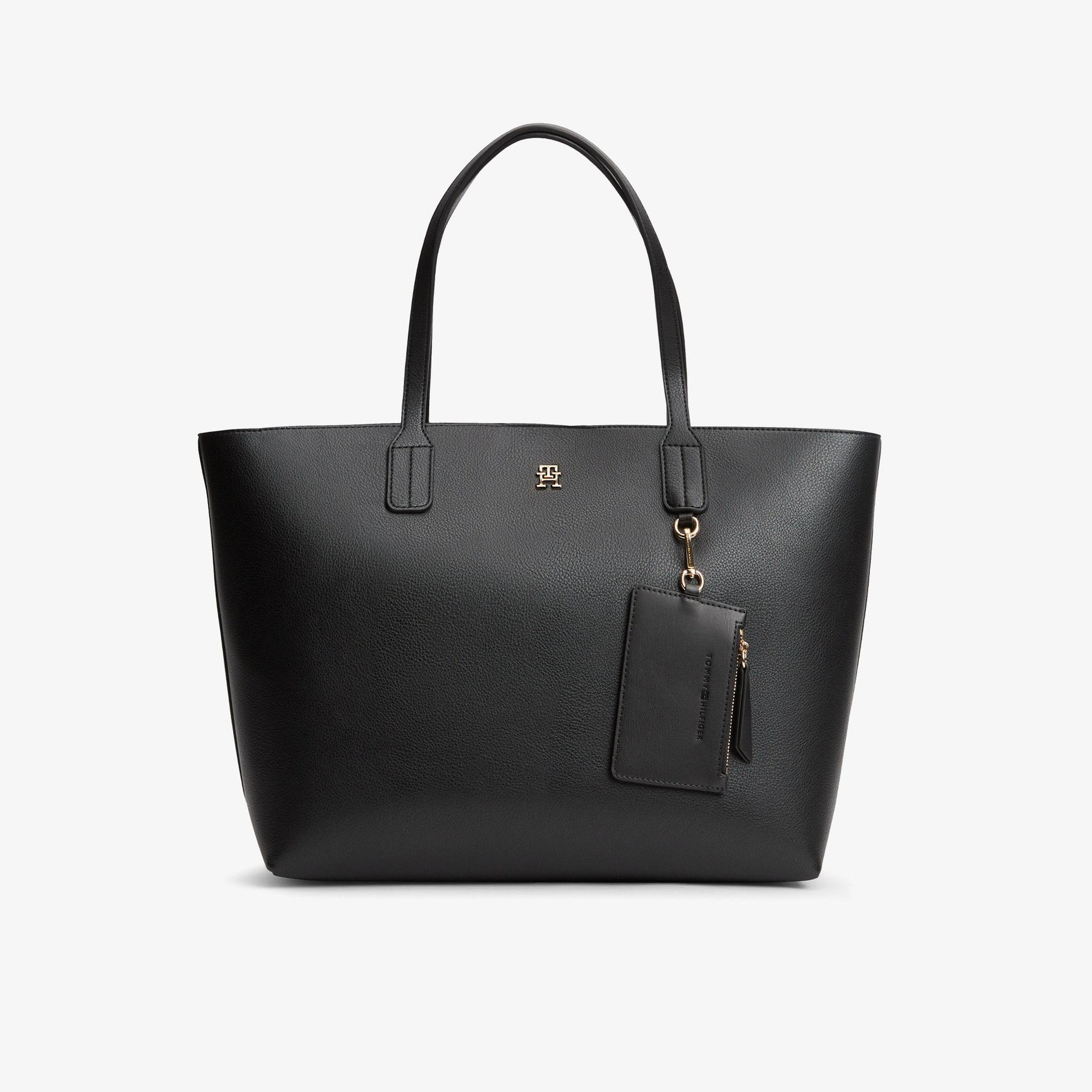 Tommy Hilfiger Icon Tote Kadın Siyah El Çantası