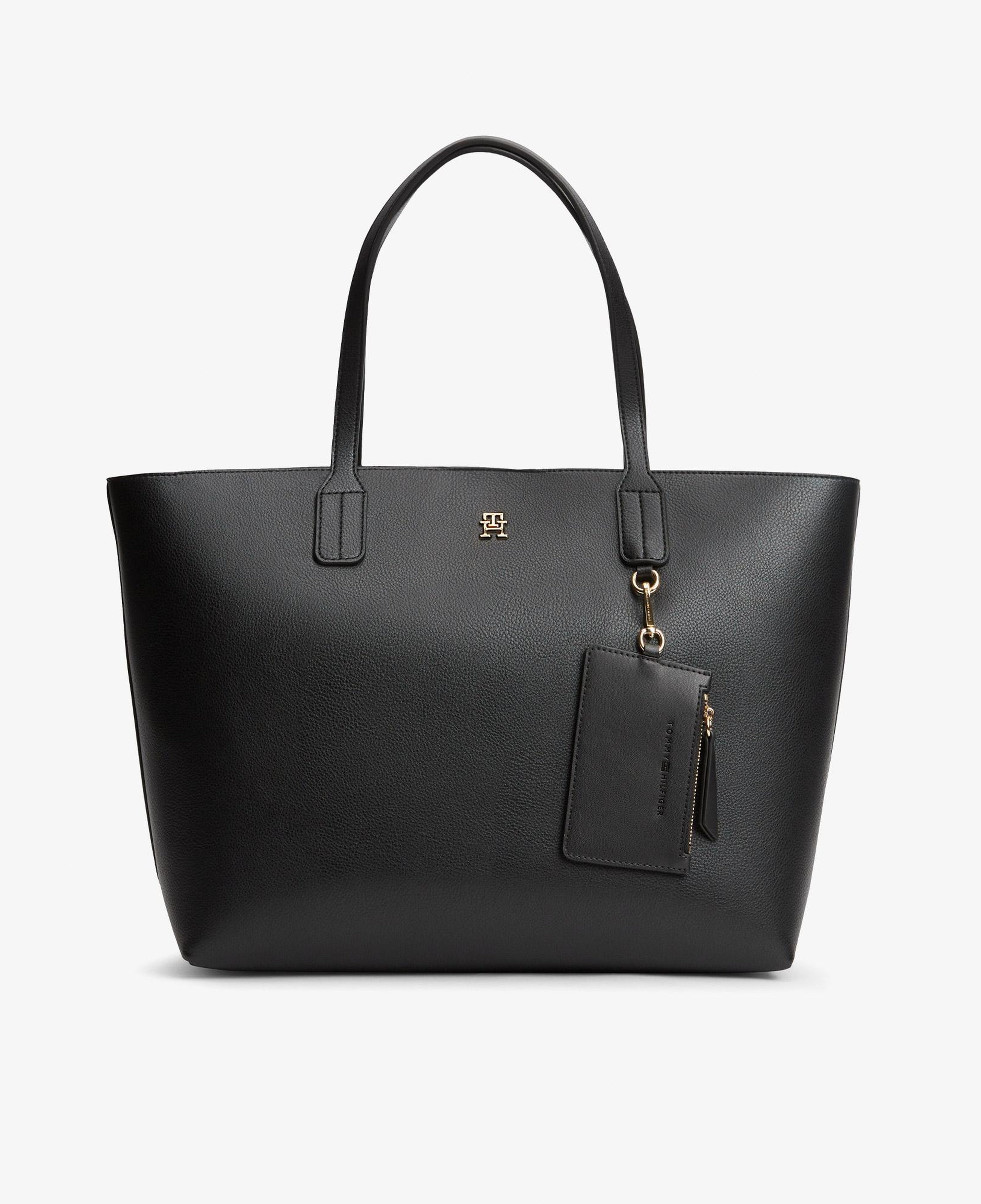 Tommy Hilfiger Icon Tote Kadın Siyah El Çantası
