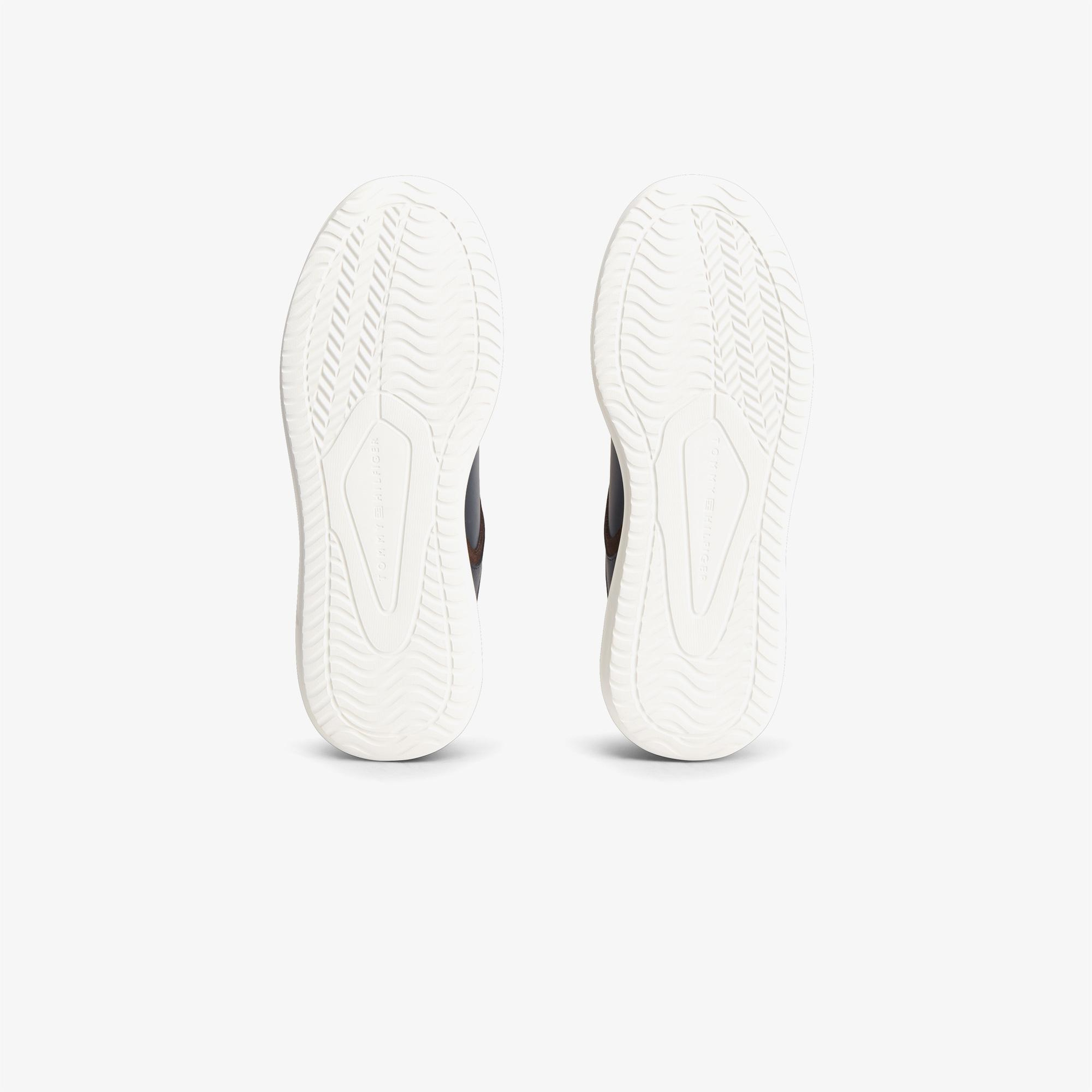 Tommy Hilfiger Modern Lightcup Leather Erkek Mavi Sneaker