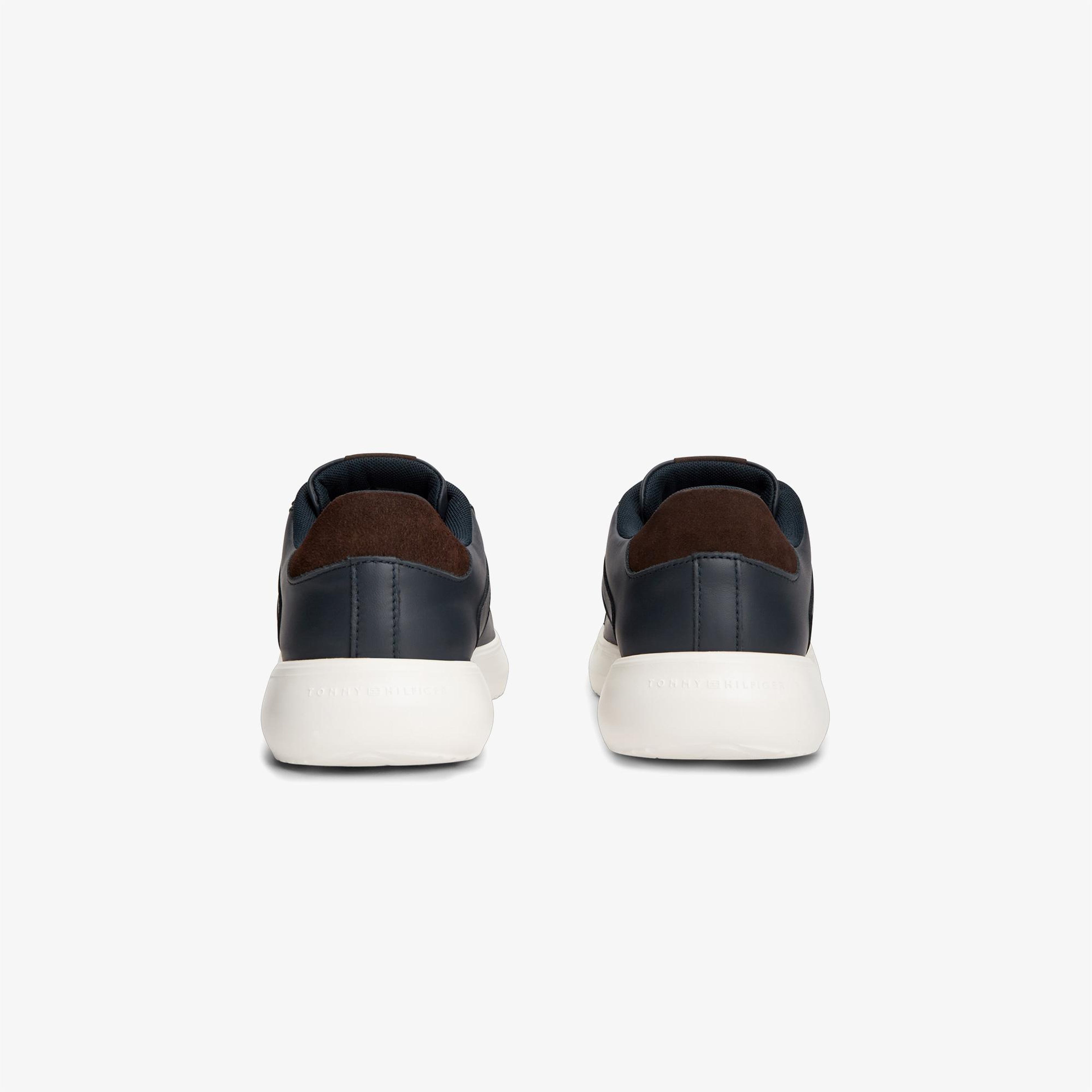 Tommy Hilfiger Modern Lightcup Leather Erkek Mavi Sneaker