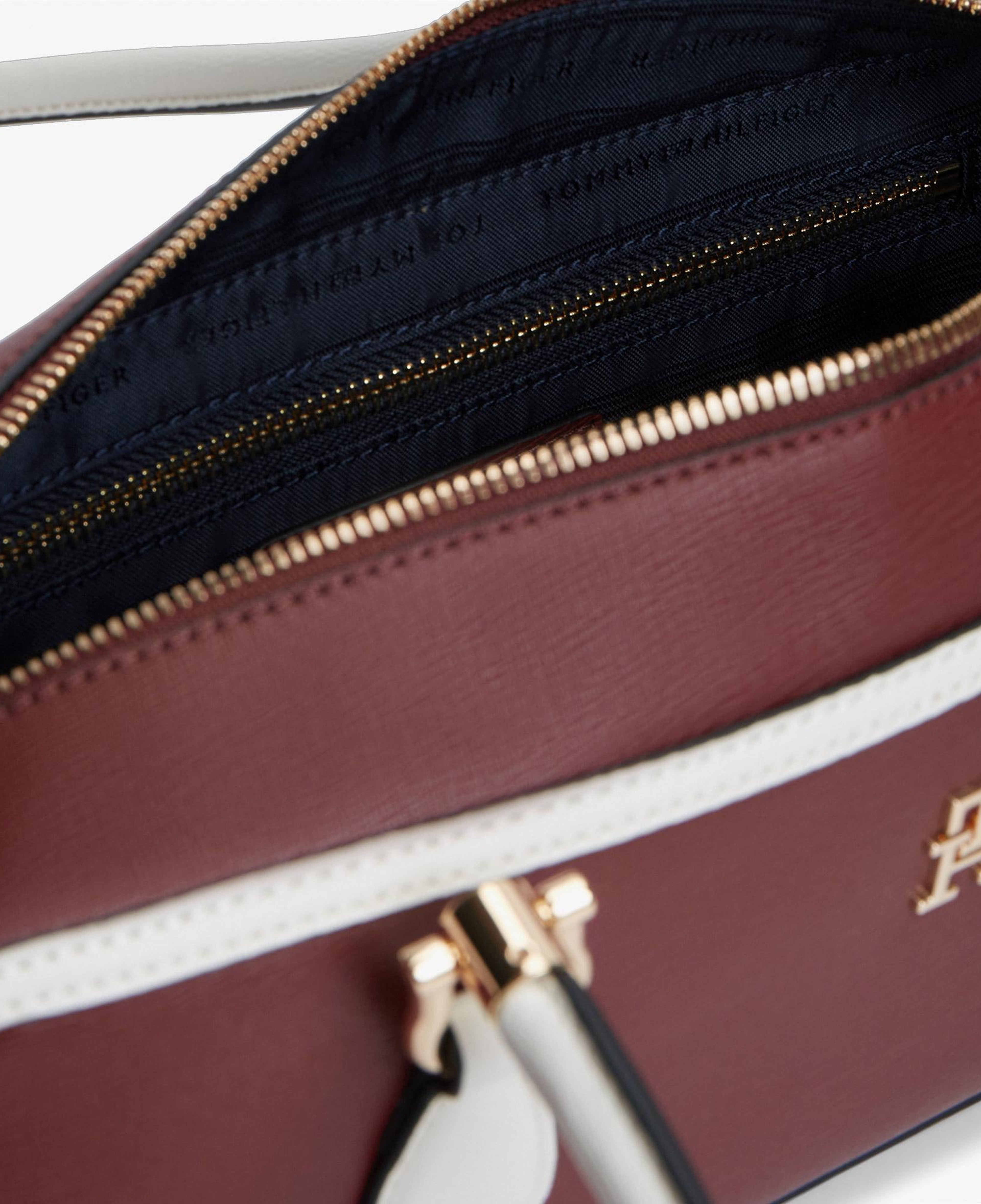 Tommy Hilfiger Grace Col Block Kadın Kahverengi El Çantası