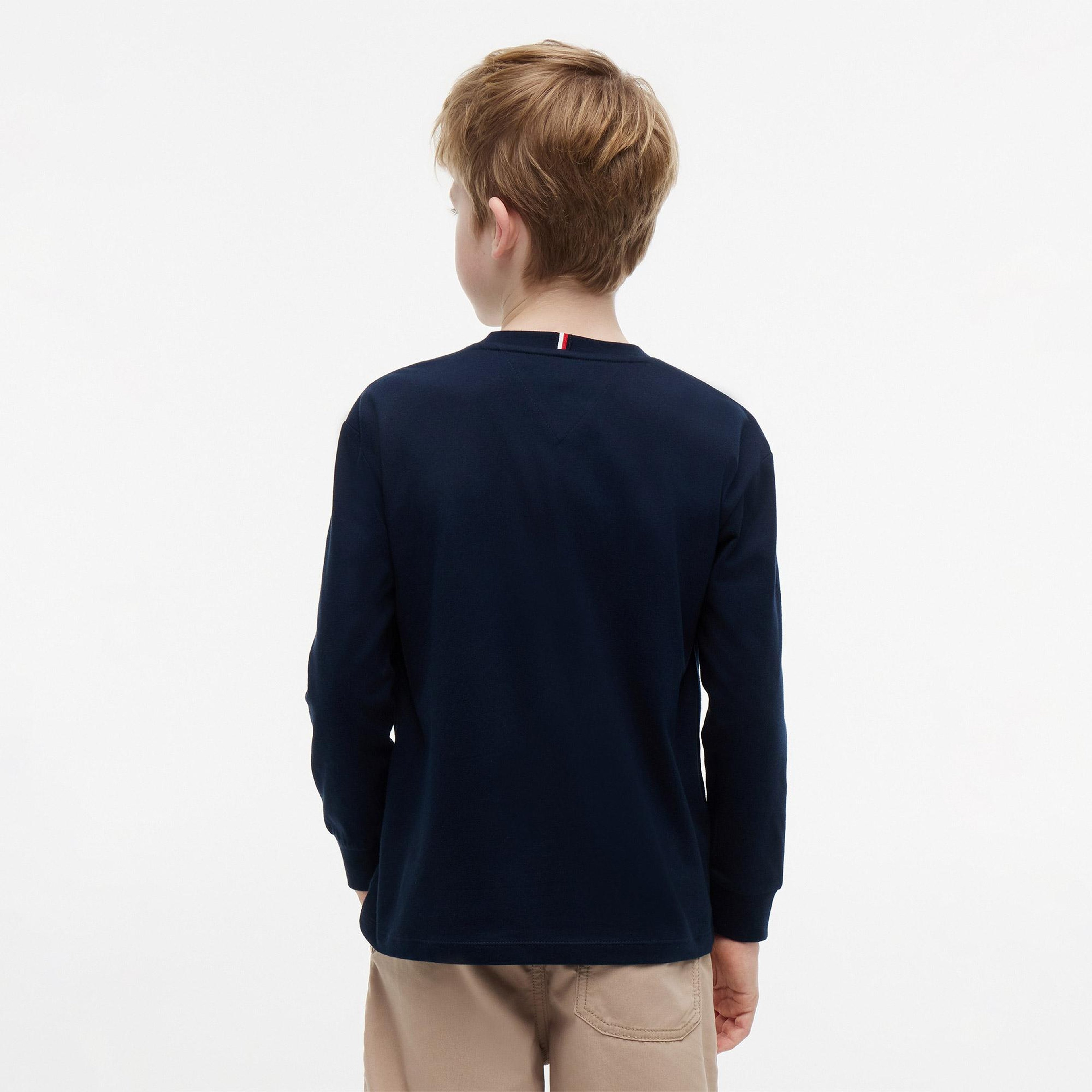 Tommy Hilfiger Essential Çocuk Mavi T-Shirt