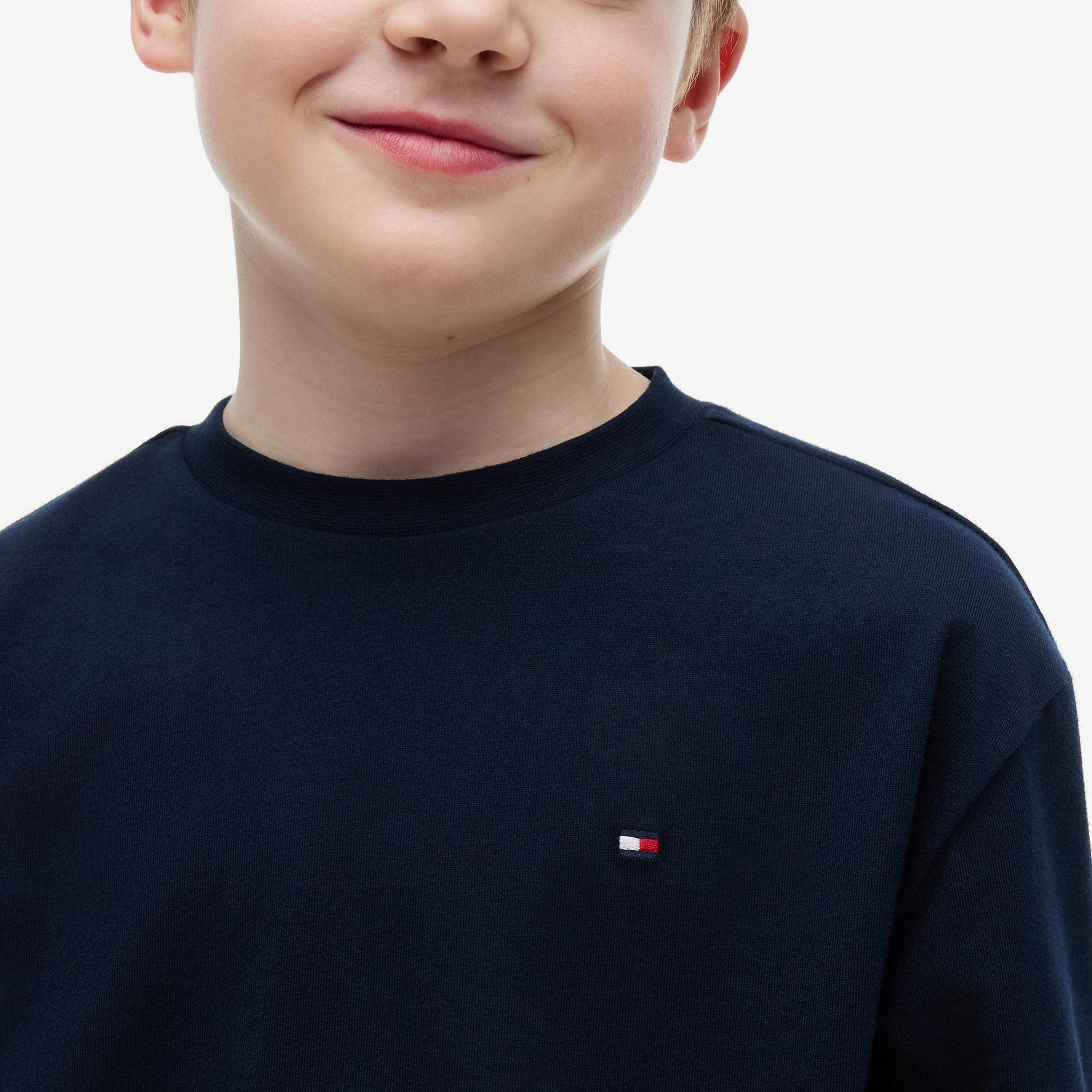 Tommy Hilfiger Essential Çocuk Mavi T-Shirt