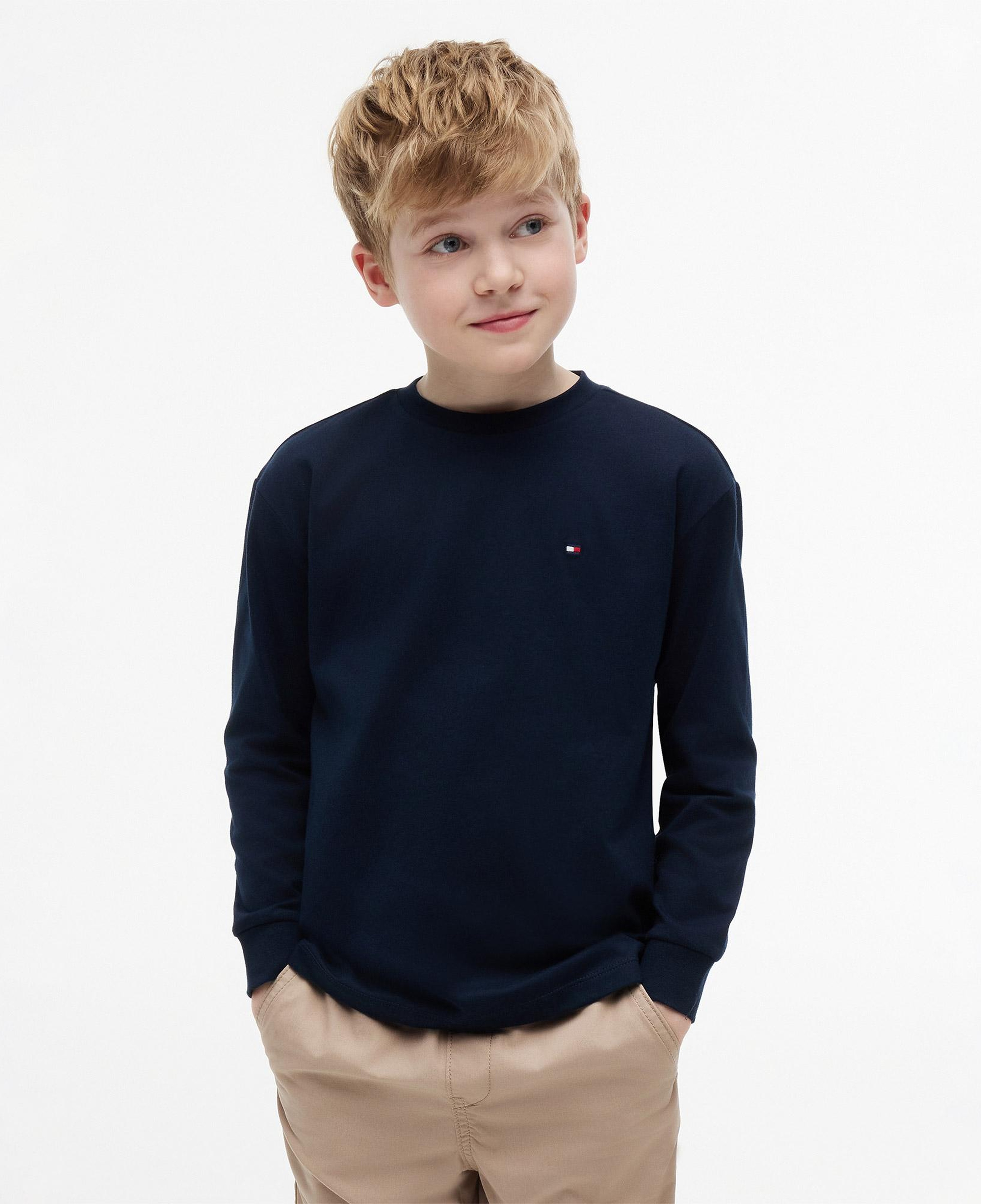 Tommy Hilfiger Essential Çocuk Mavi T-Shirt