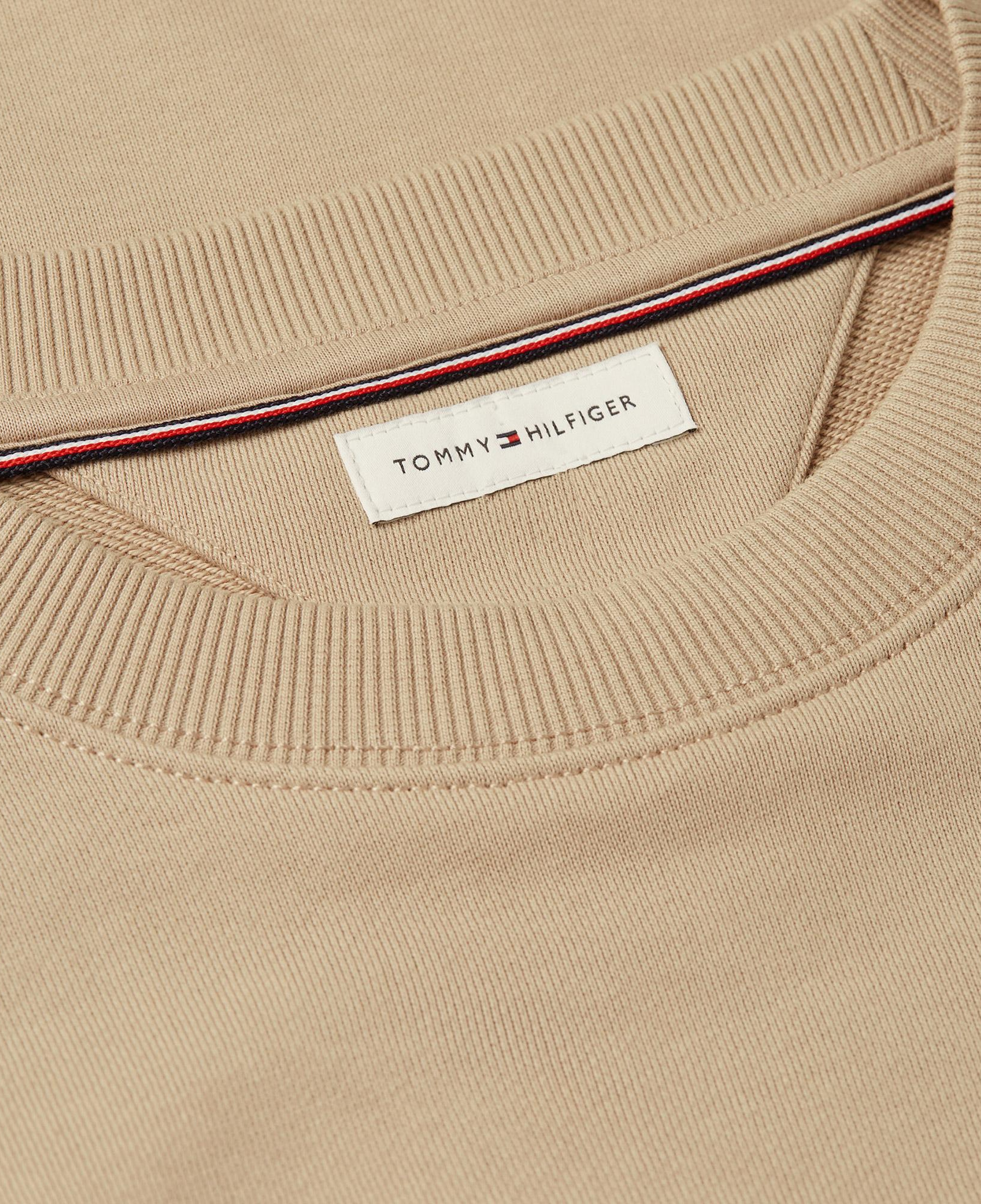 Tommy Hilfiger Essential Terry Crewneck Erkek Bej Sweatshirt