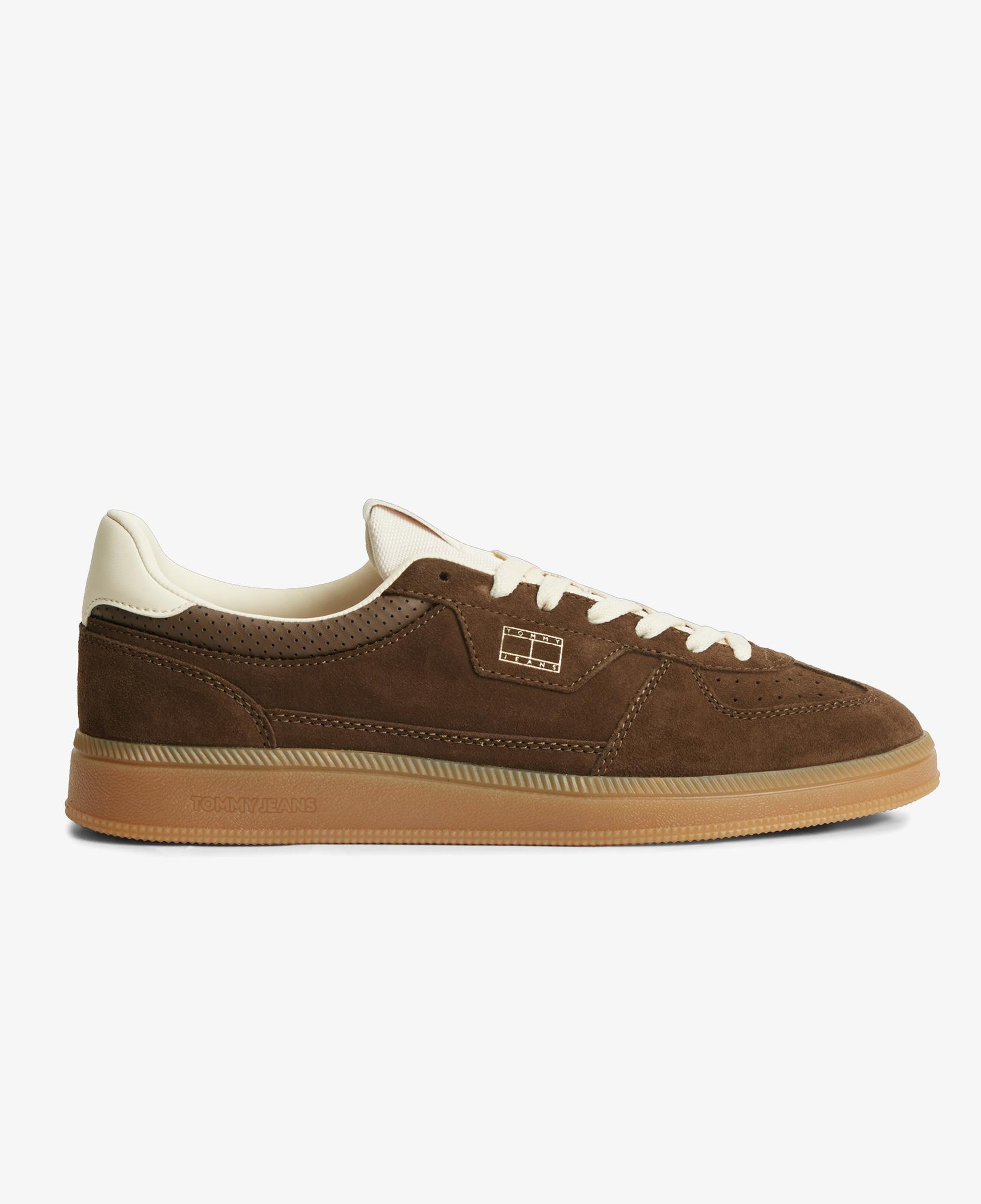 Tommy Hilfiger The Greenwich Edge Suede Erkek Kahverengi Sneaker