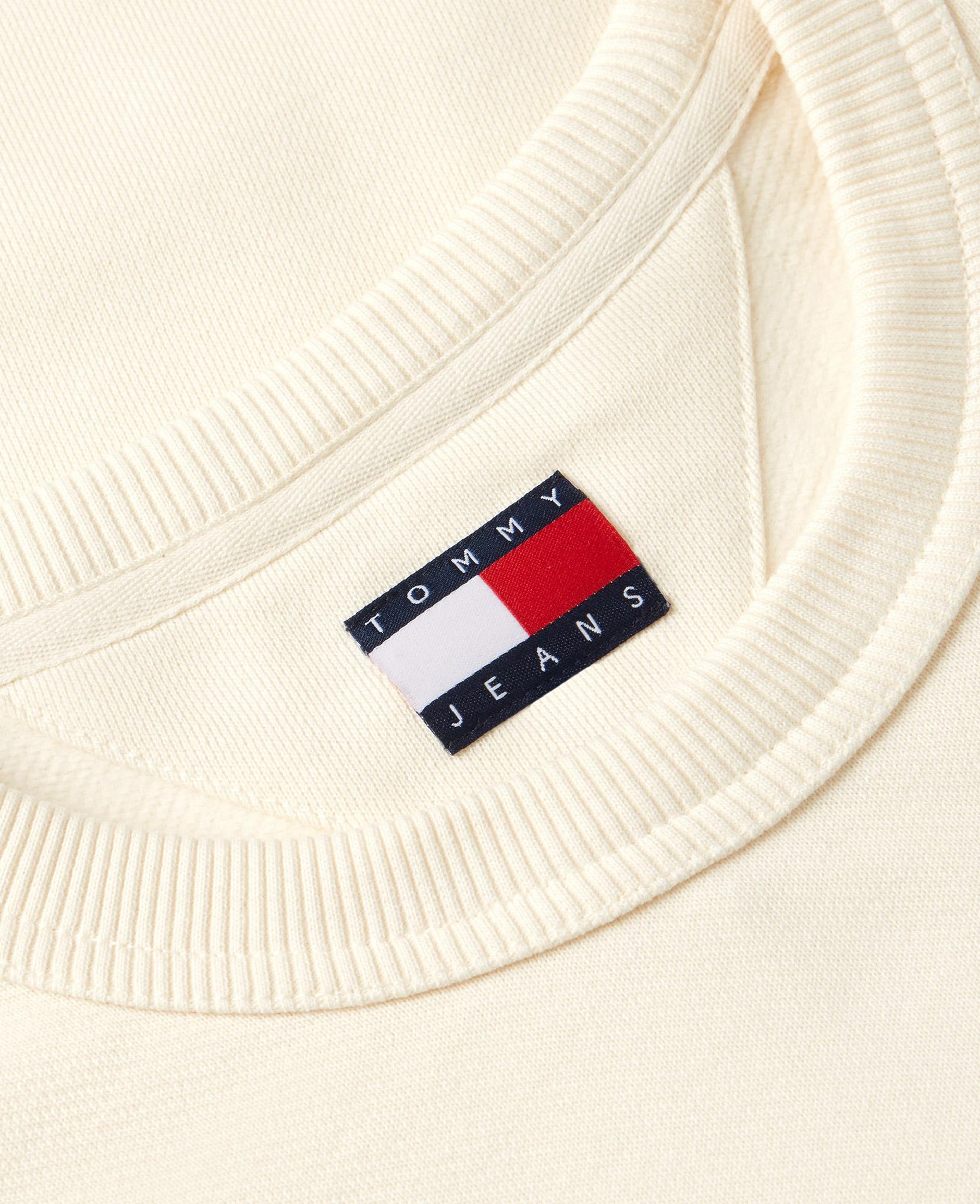 Tommy Hilfiger Badge Crew Erkek Bej Sweatshirt