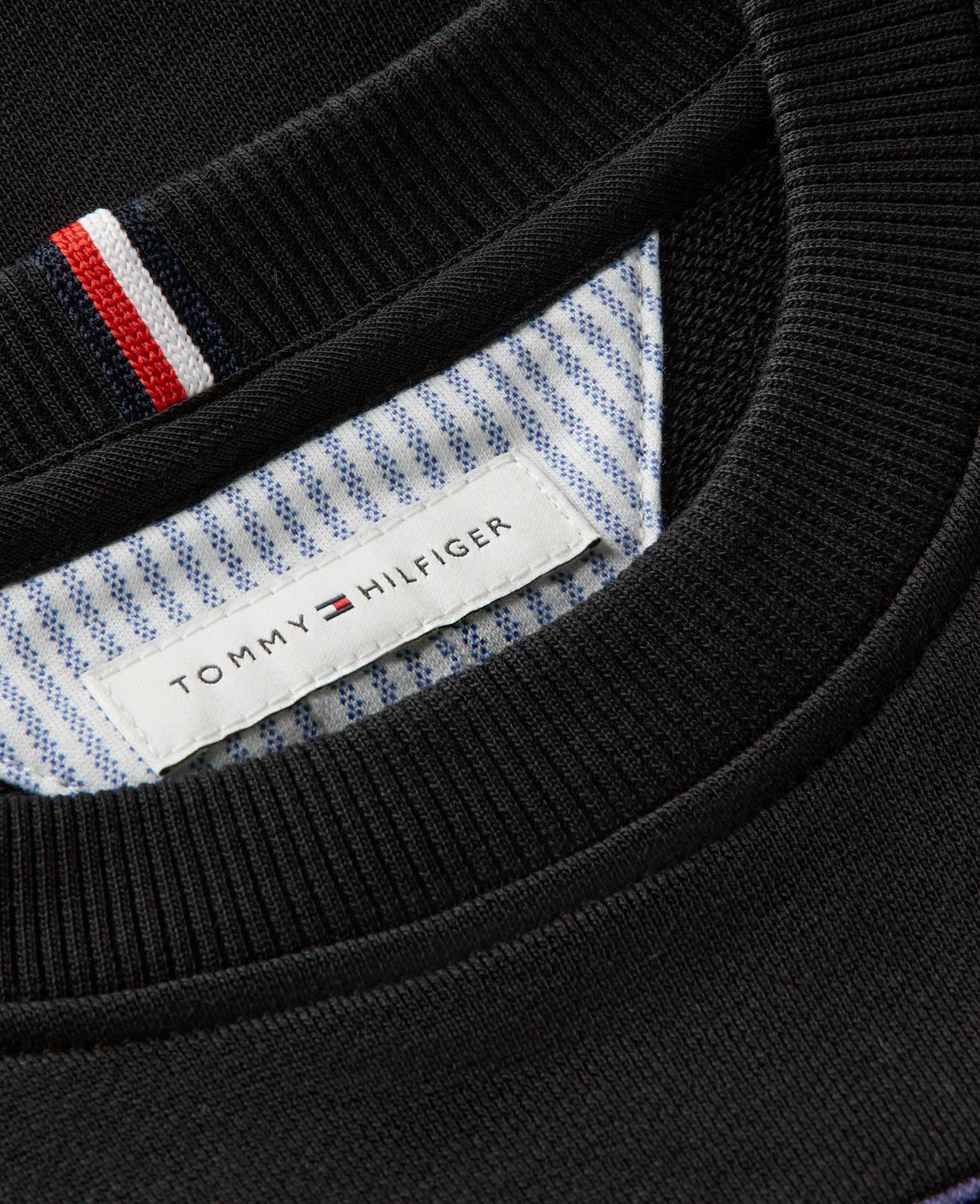 Tommy Hilfiger Heritage Flag Çocuk Siyah Sweatshirt