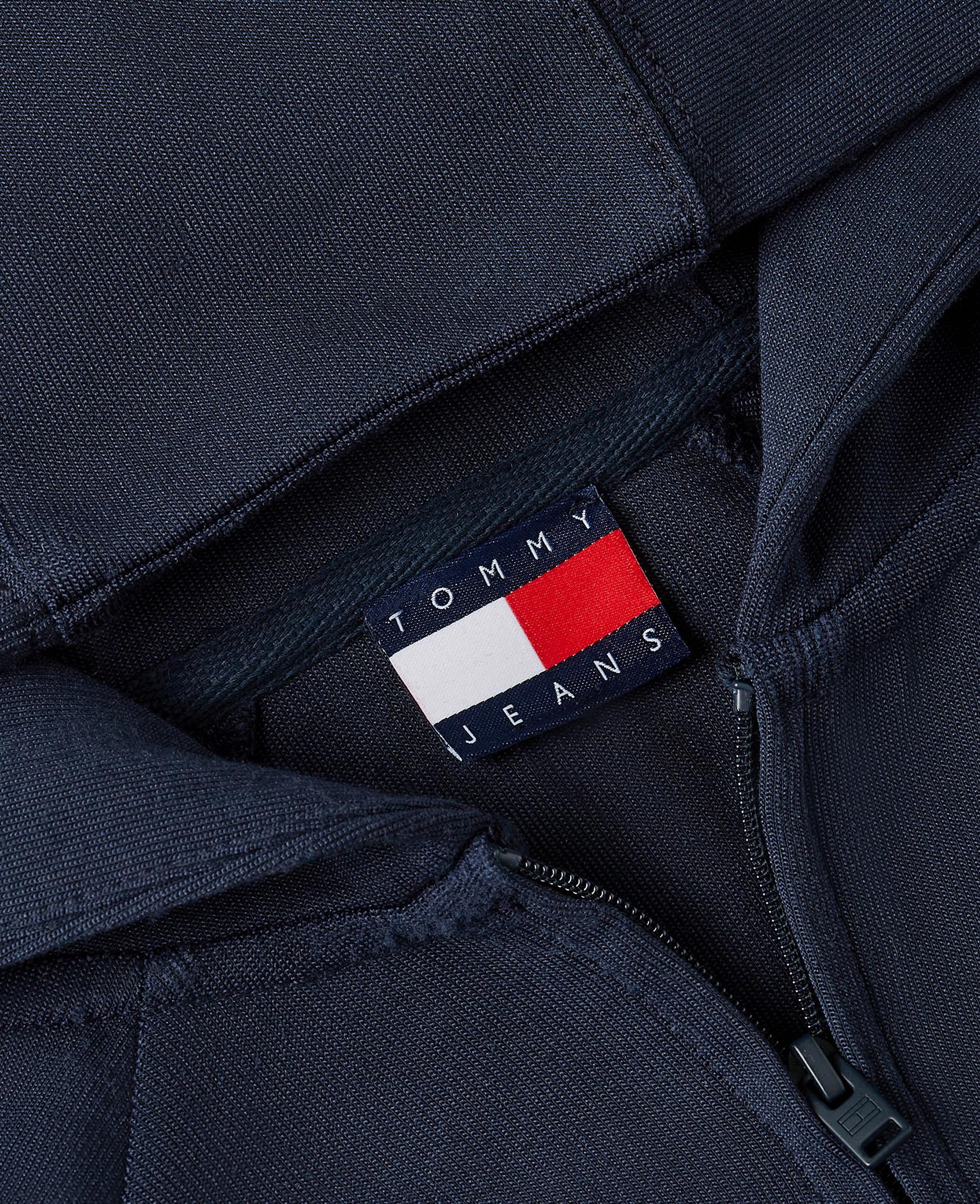 Tommy Hilfiger Badge Track Hood Kadın Mavi Sweatshirt