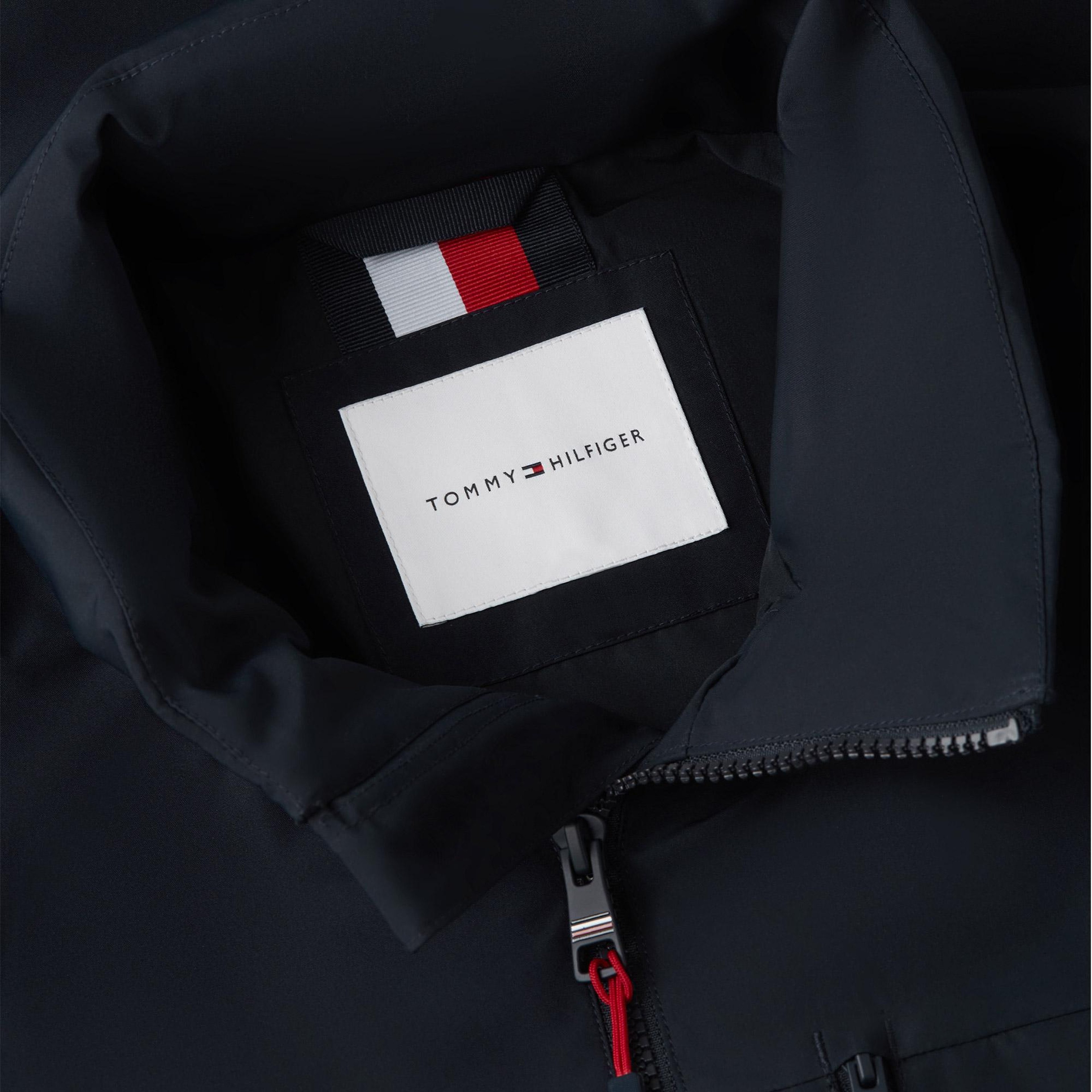 Tommy Hilfiger Crew Jacket Erkek Mavi Ceket