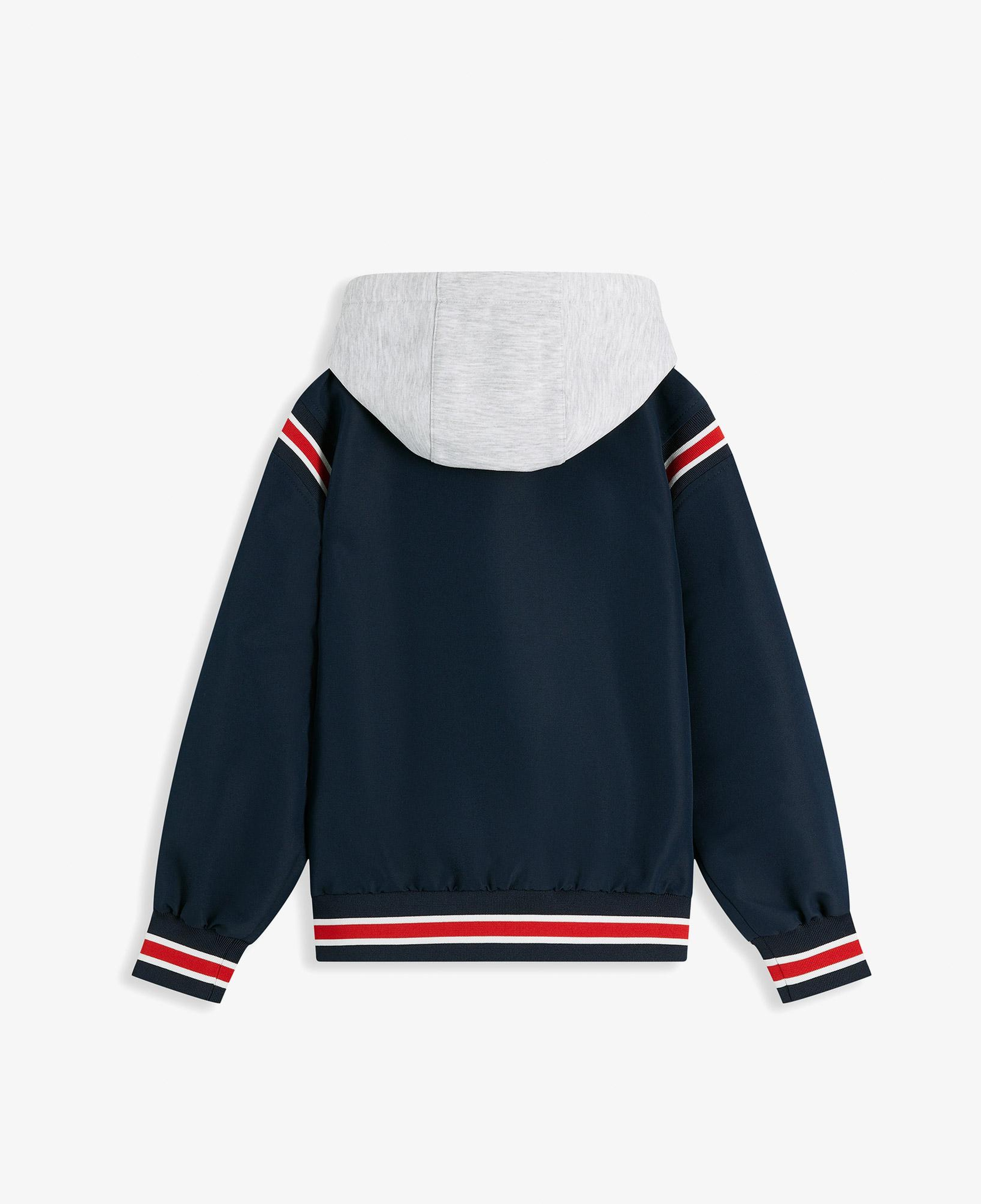 Tommy Hilfiger Hooded Bomber Çocuk Mavi Ceket
