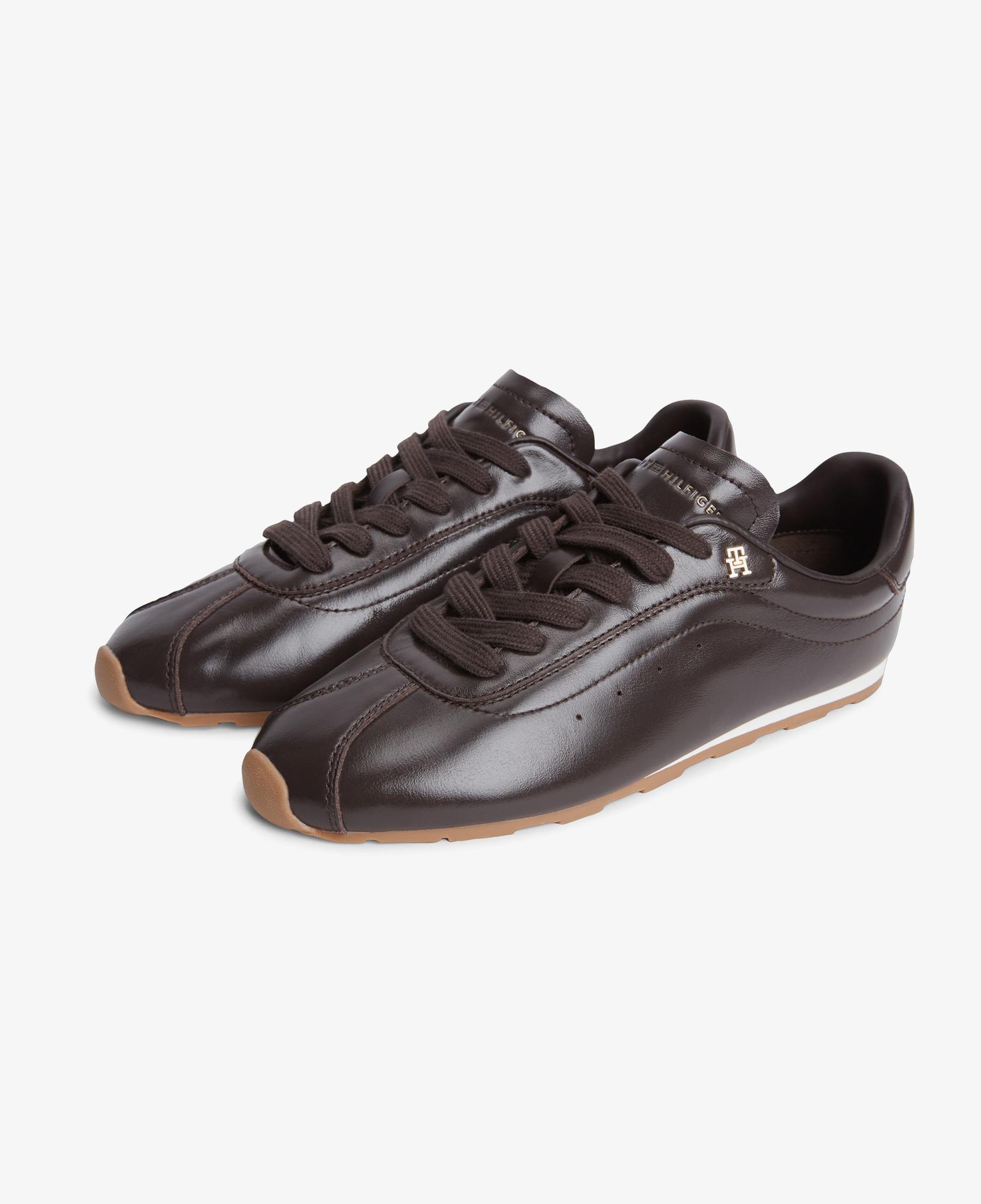Tommy Hilfiger Bella Leather Kadın Kahverengi Sneaker