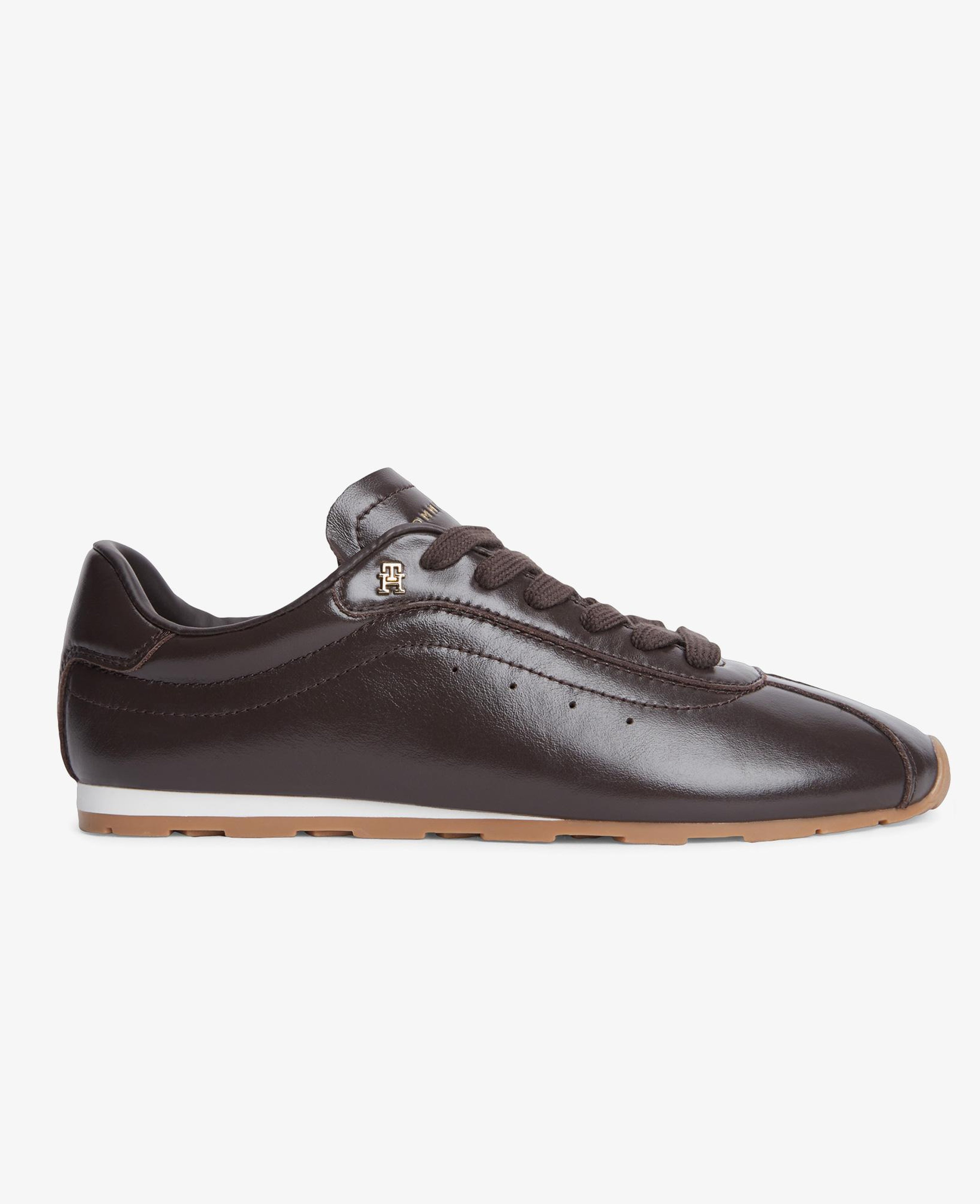 Tommy Hilfiger Bella Leather Kadın Kahverengi Sneaker
