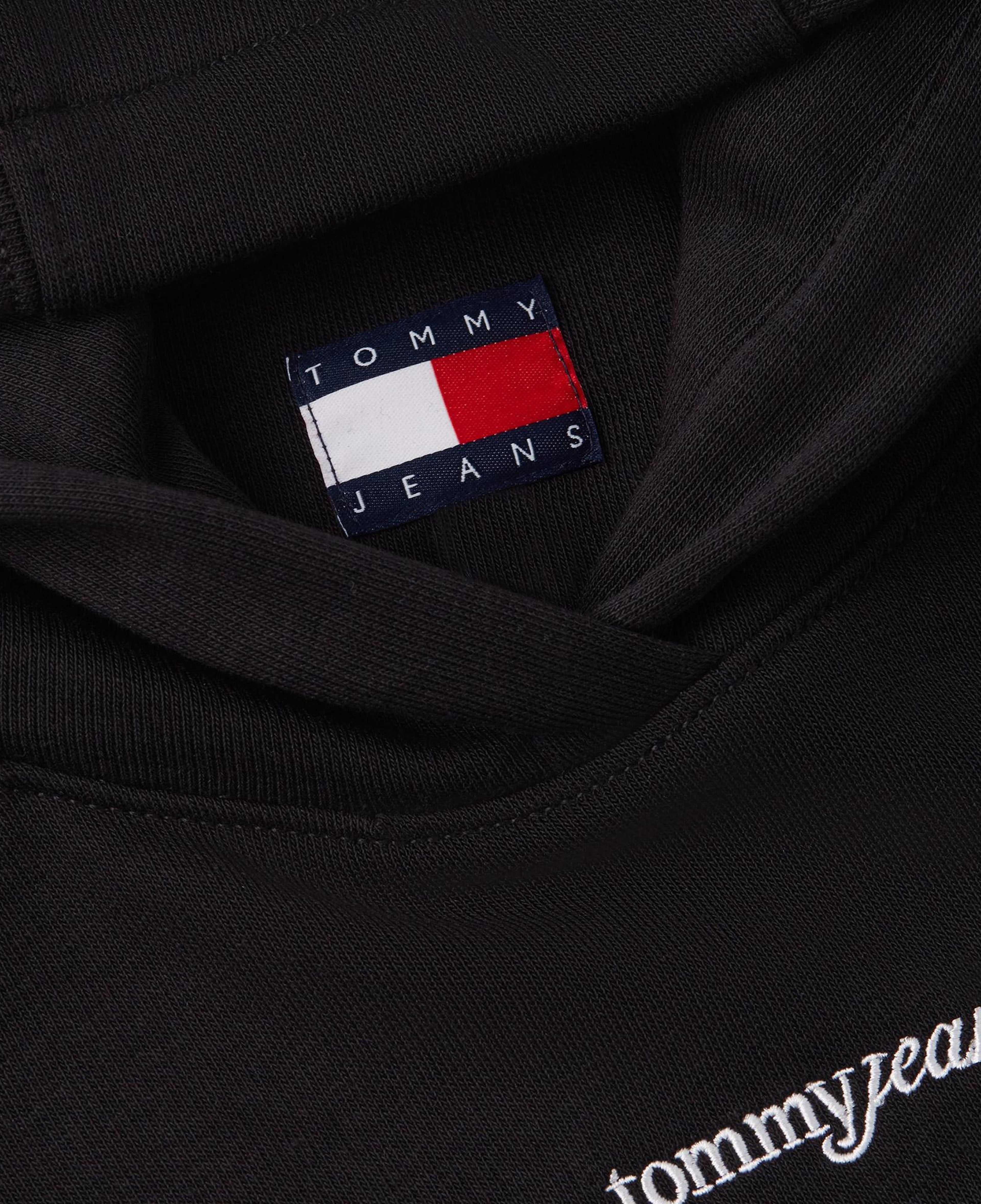 Tommy Hilfiger Script Raglan Kadın Siyah Sweatshirt