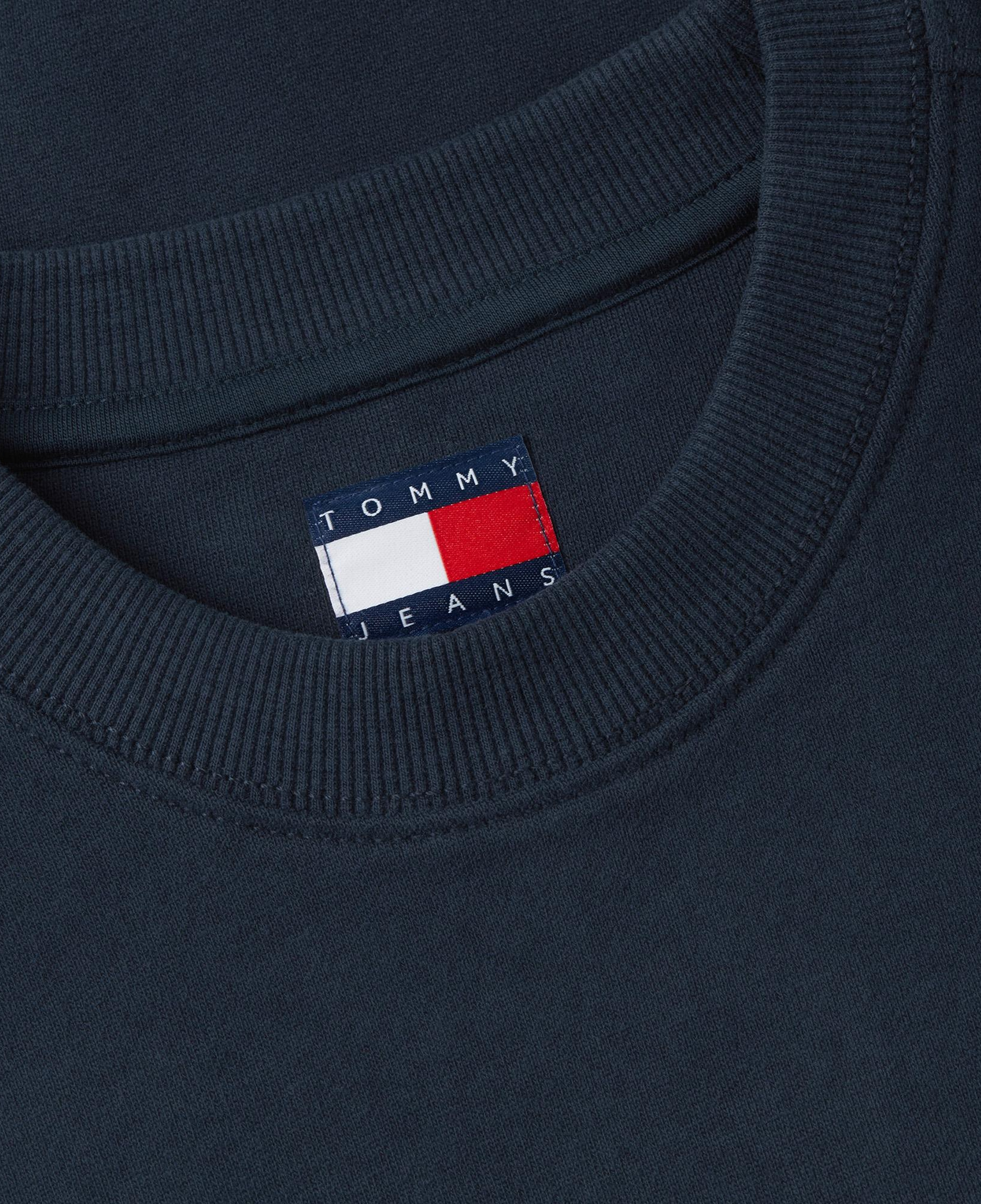 Tommy Hilfiger Essential Logo 1 Crew Kadın Mavi Sweatshirt
