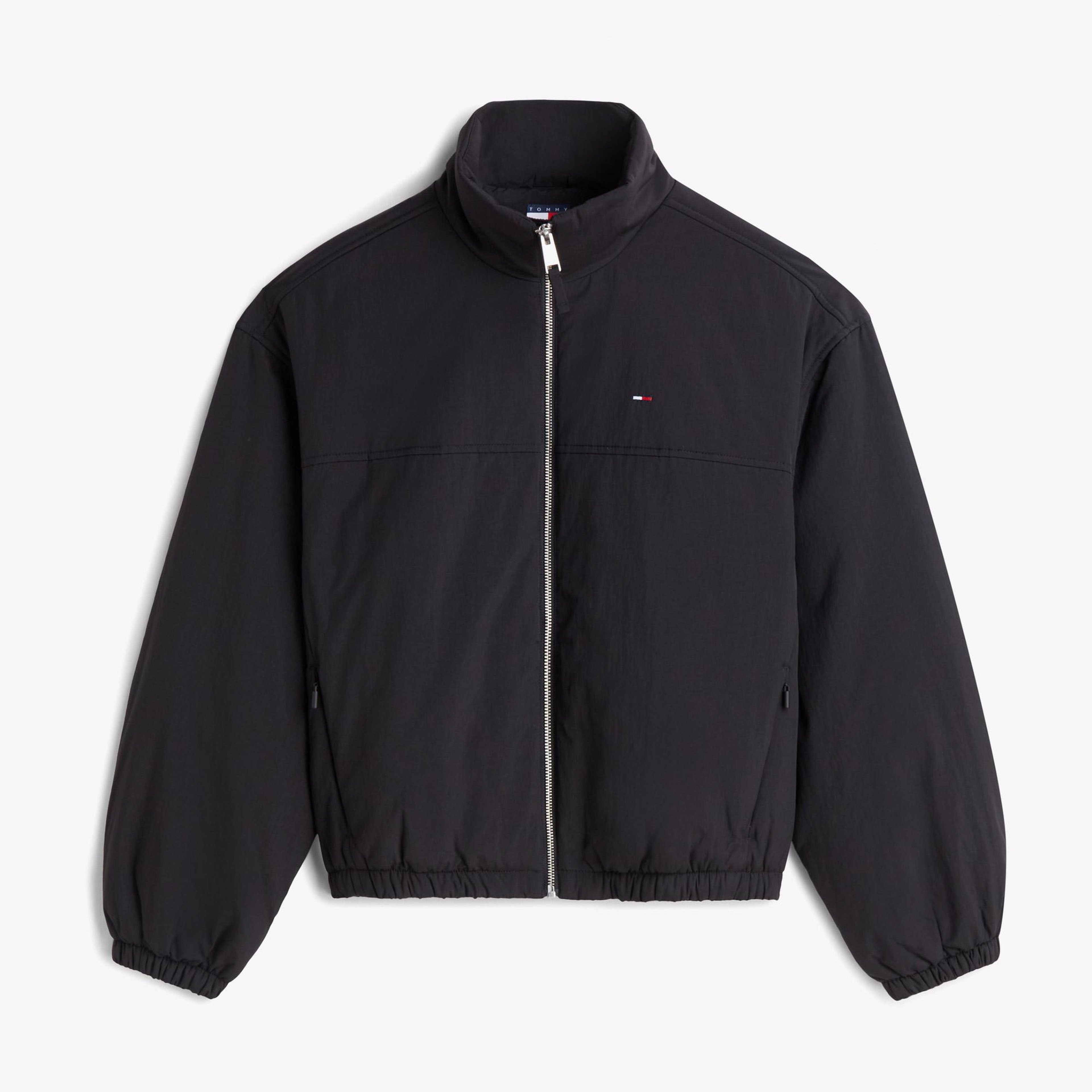 Tommy Hilfiger Padded High Neck Kadın Siyah Mont