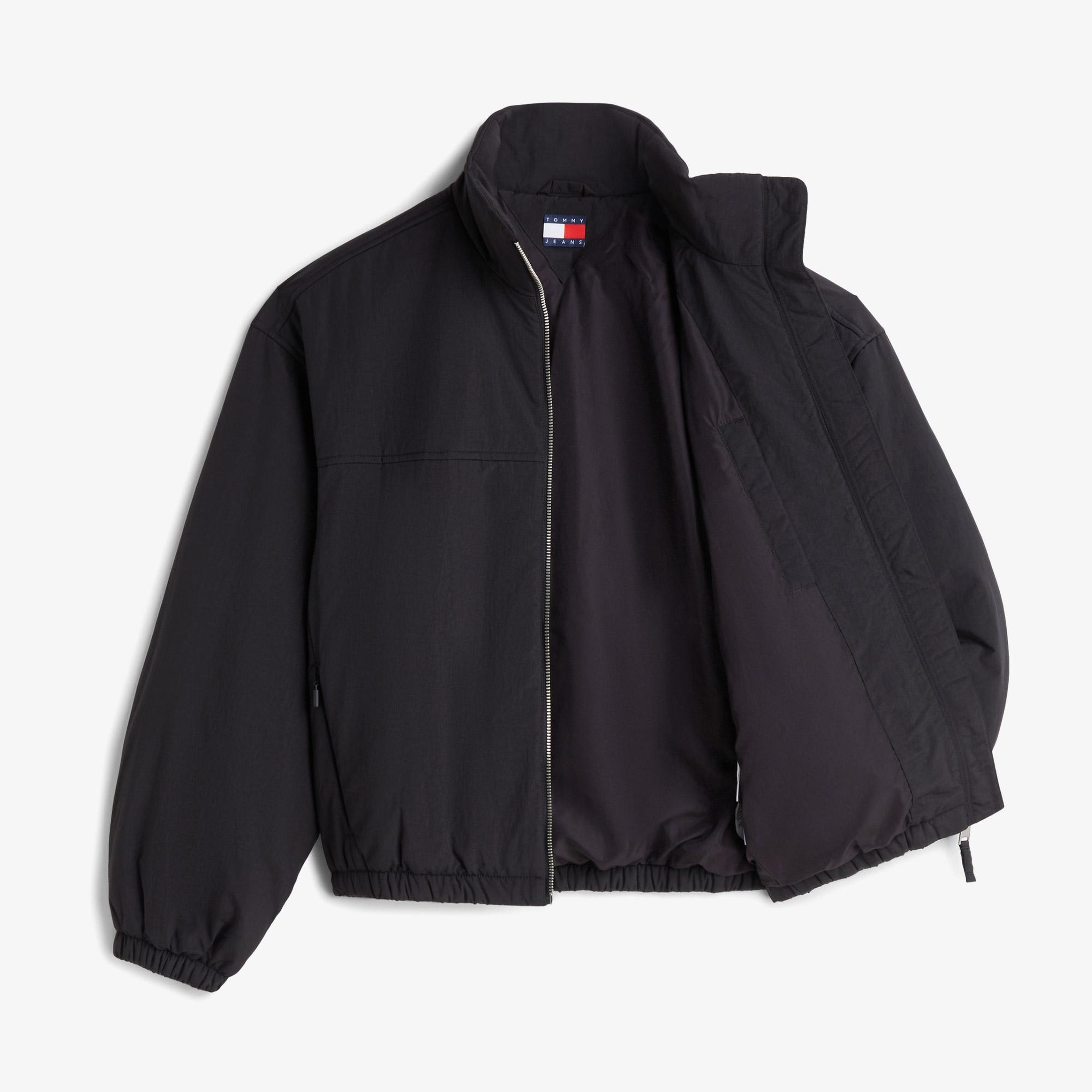 Tommy Hilfiger Padded High Neck Kadın Siyah Mont