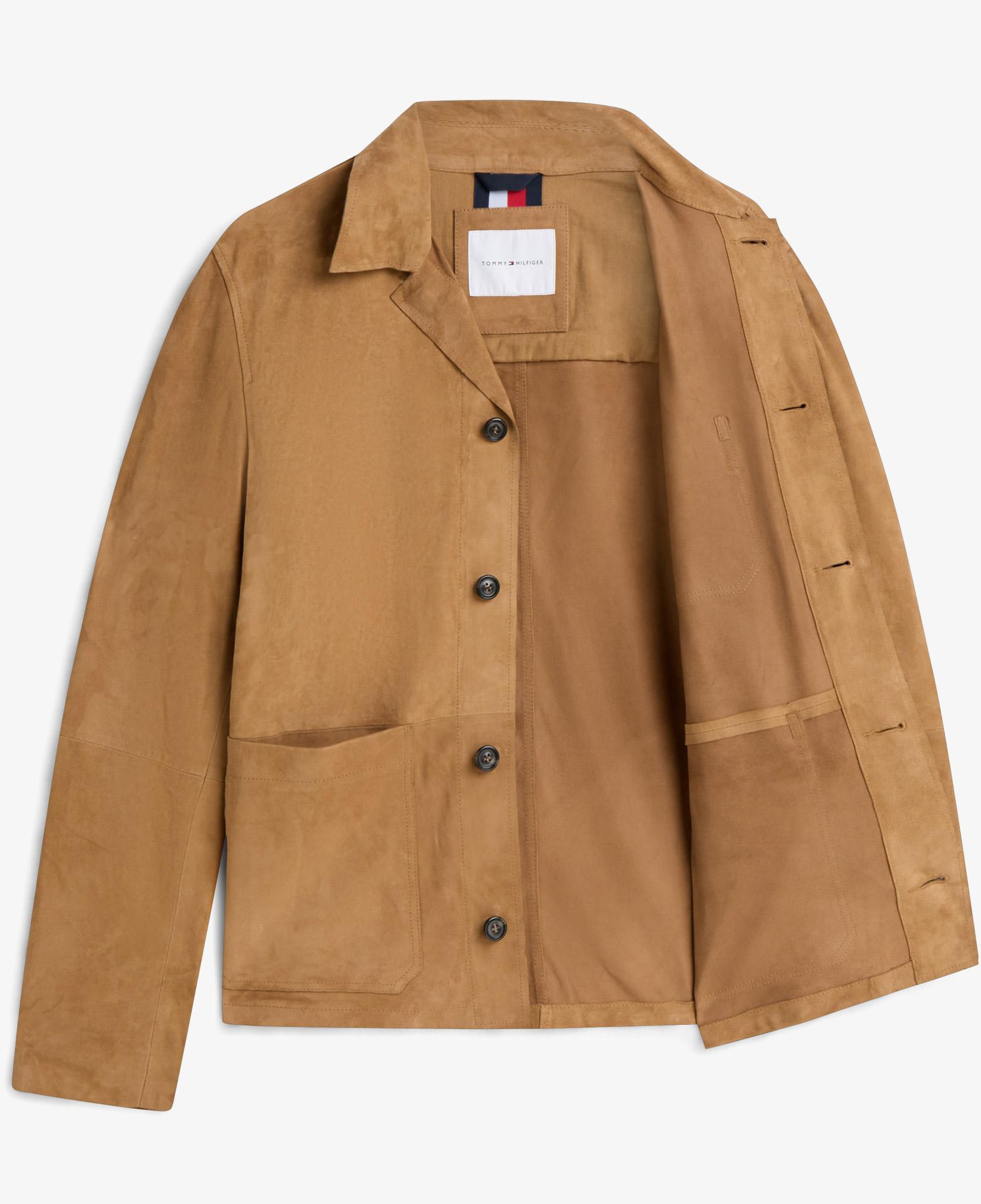Tommy Hilfiger Suede Chore Erkek Kahverengi Ceket