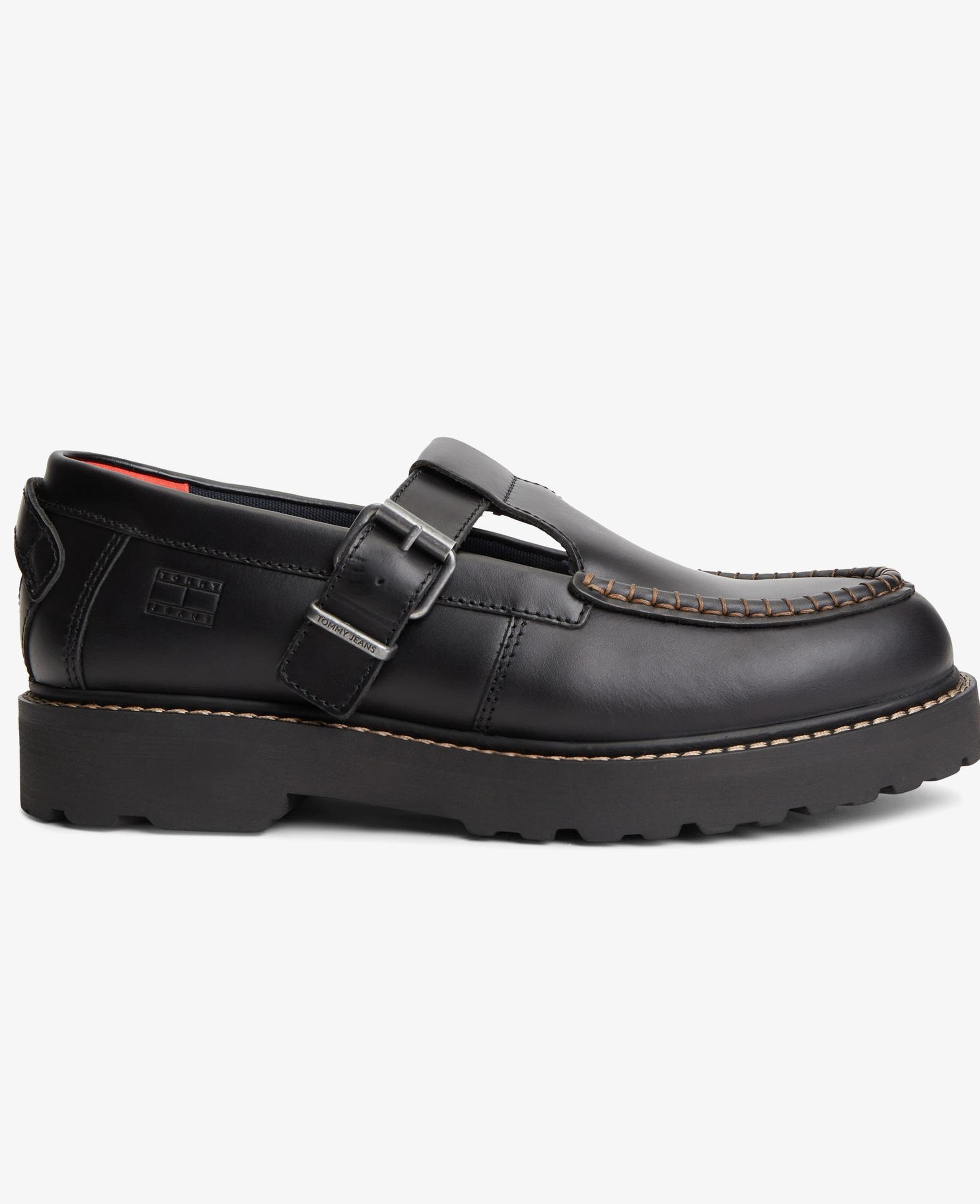 Tommy Hilfiger Archive '01 T-Bar Erkek Siyah Loafer