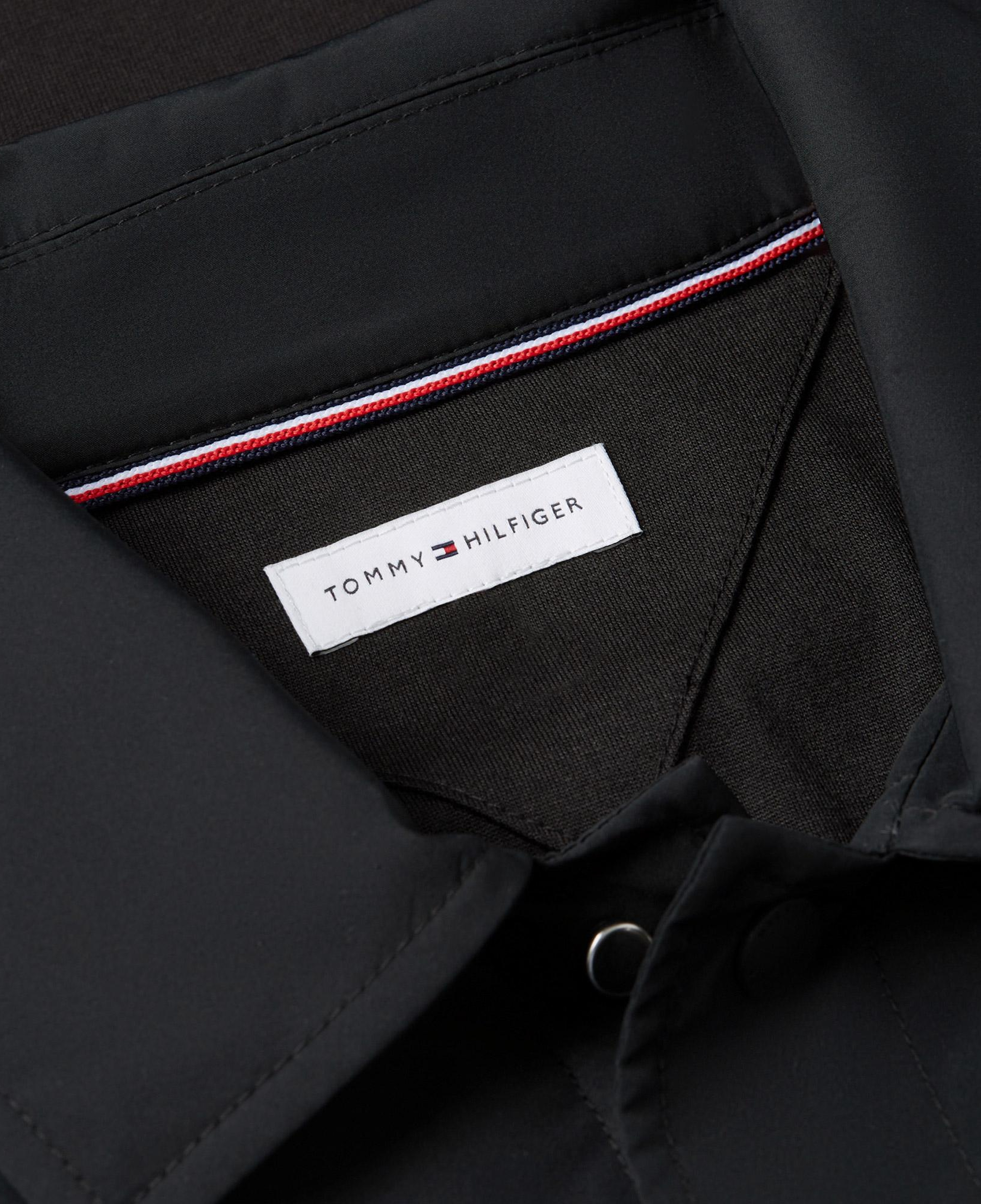 Tommy Hilfiger Essential Mix Media Chore Erkek Siyah Ceket