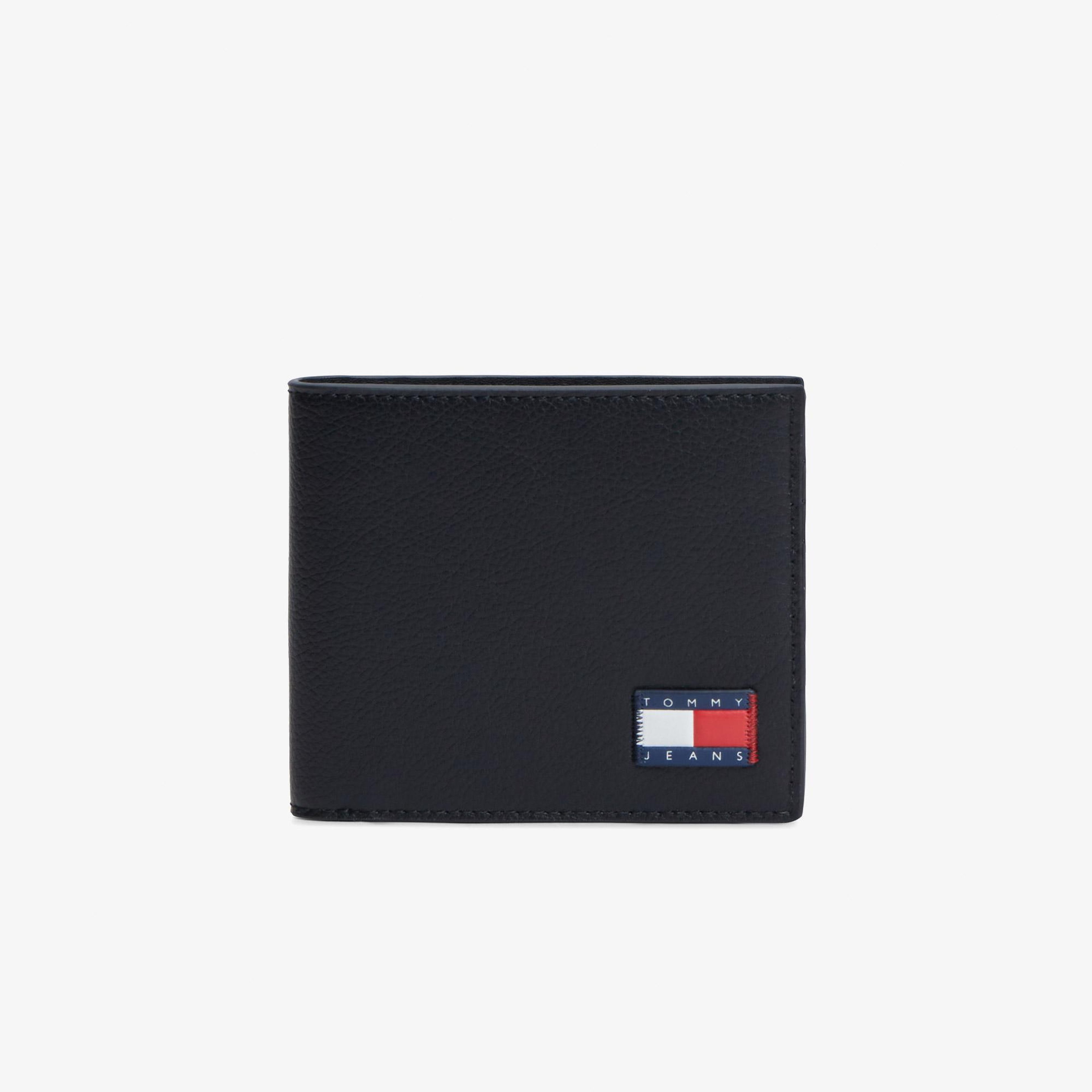 Tommy Hilfiger Heritage Leather Erkek Siyah Cüzdan