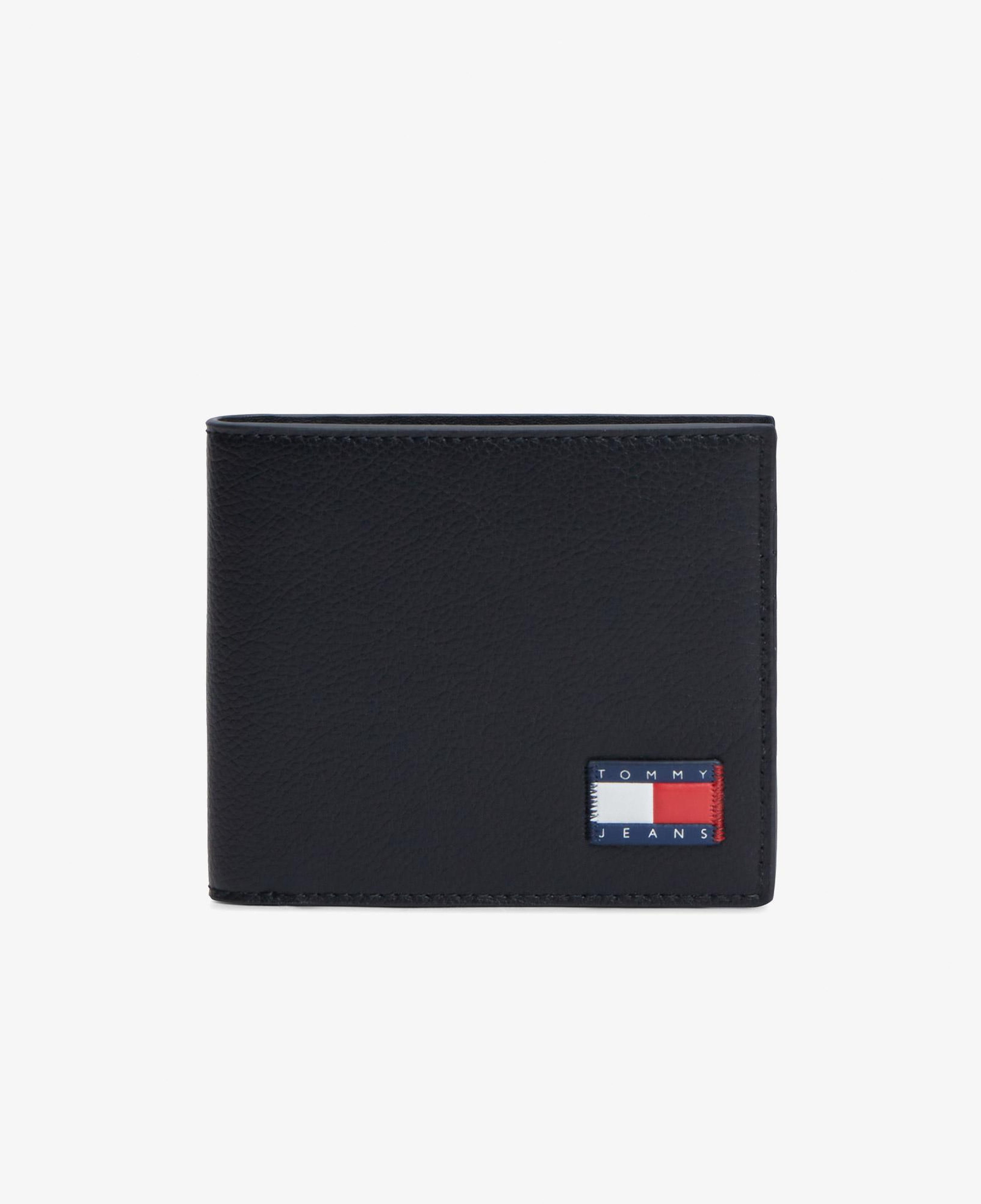 Tommy Hilfiger Heritage Leather Erkek Siyah Cüzdan