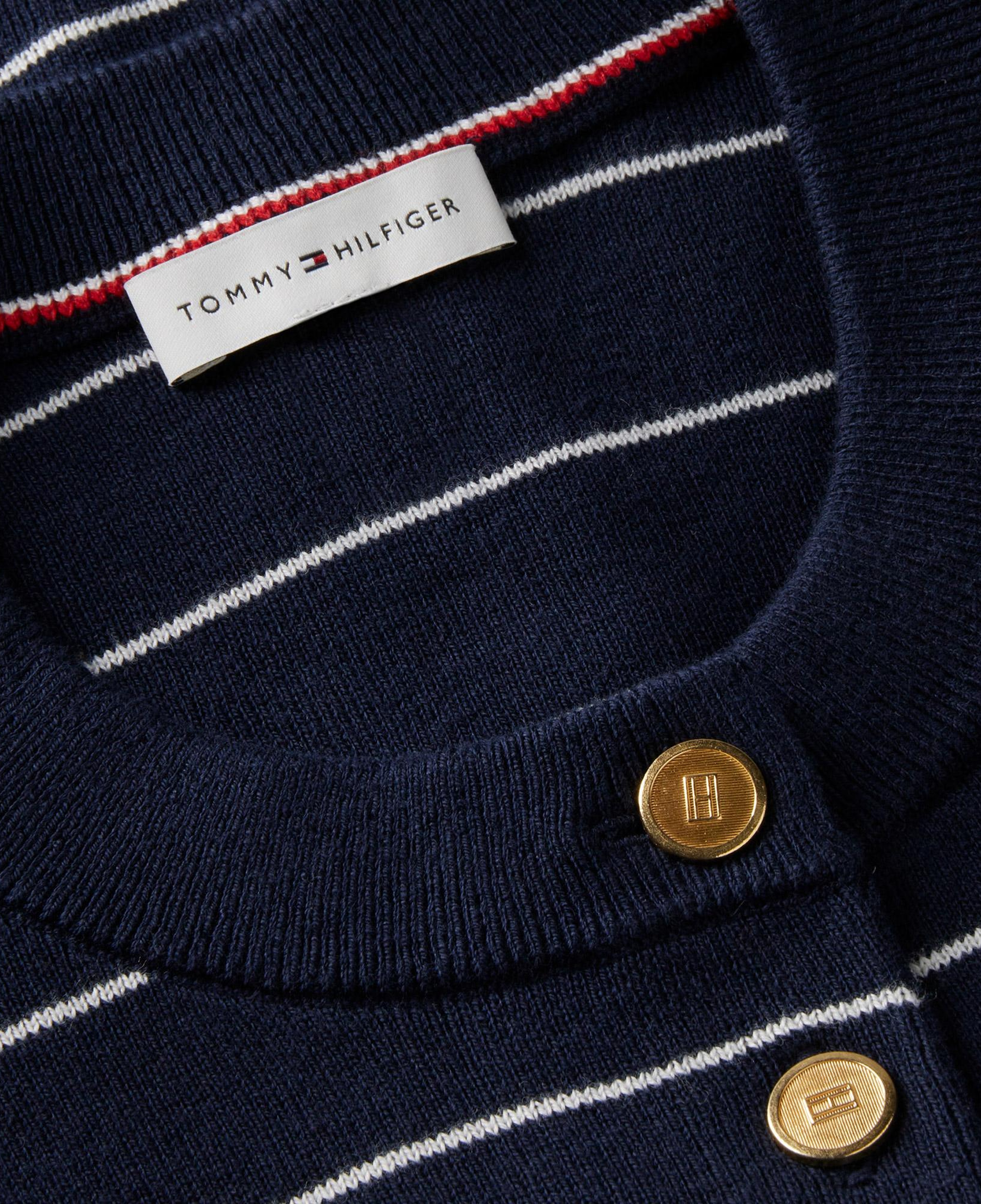 Tommy Hilfiger Full Needle Stitch Cardigan Kadın Mavi Hırka