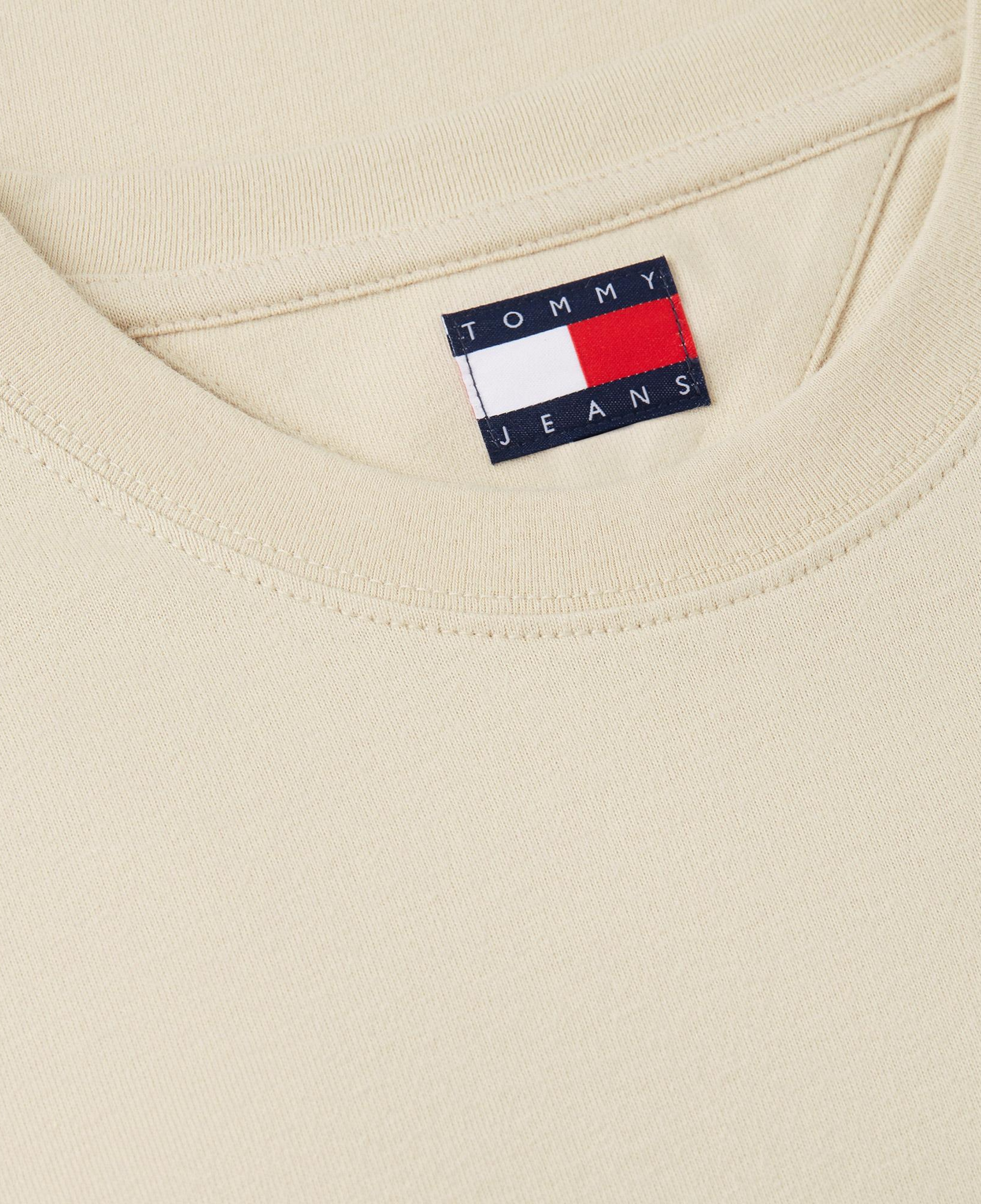 Tommy Hilfiger Sign Flag Erkek Bej T-Shirt