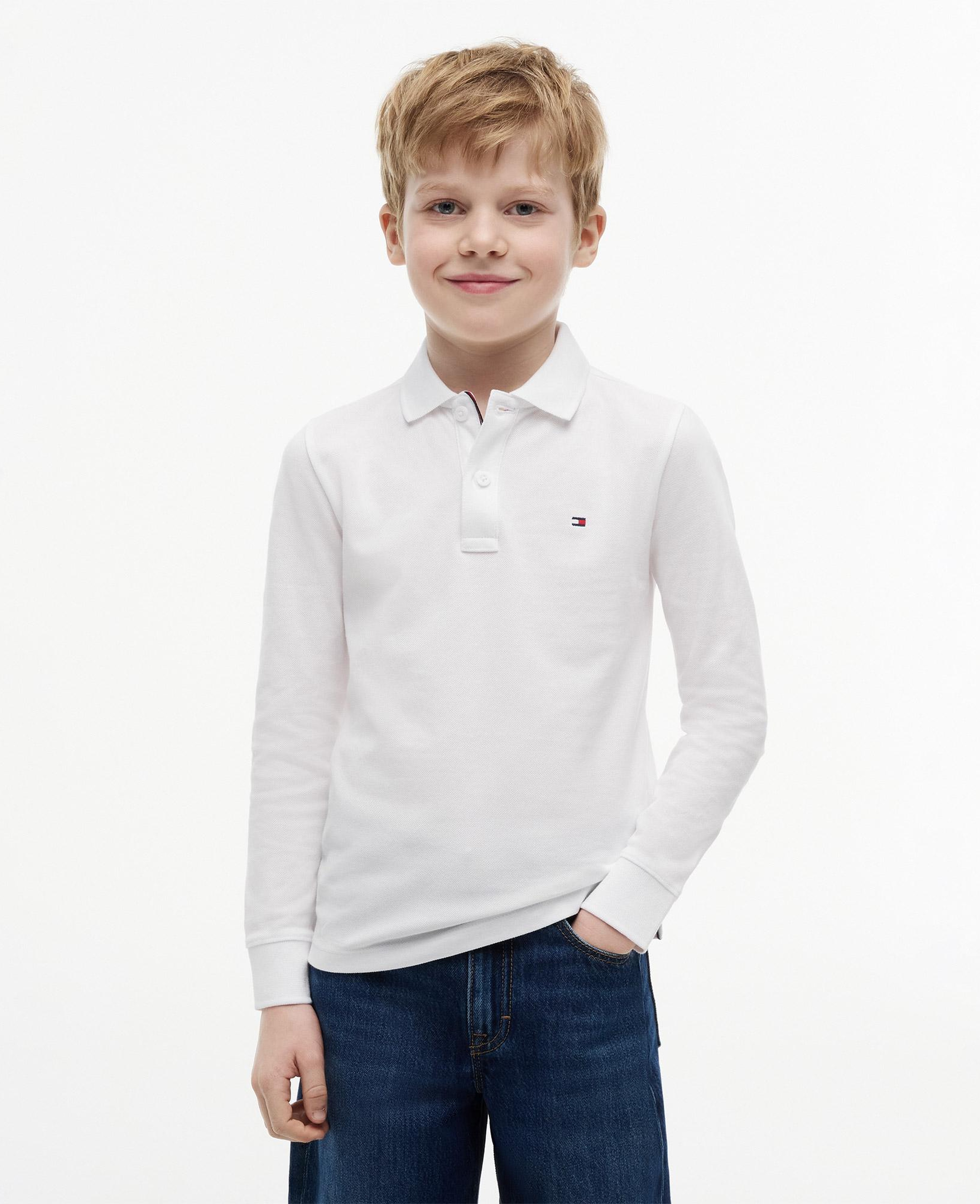Tommy Hilfiger Çocuk Beyaz Polo