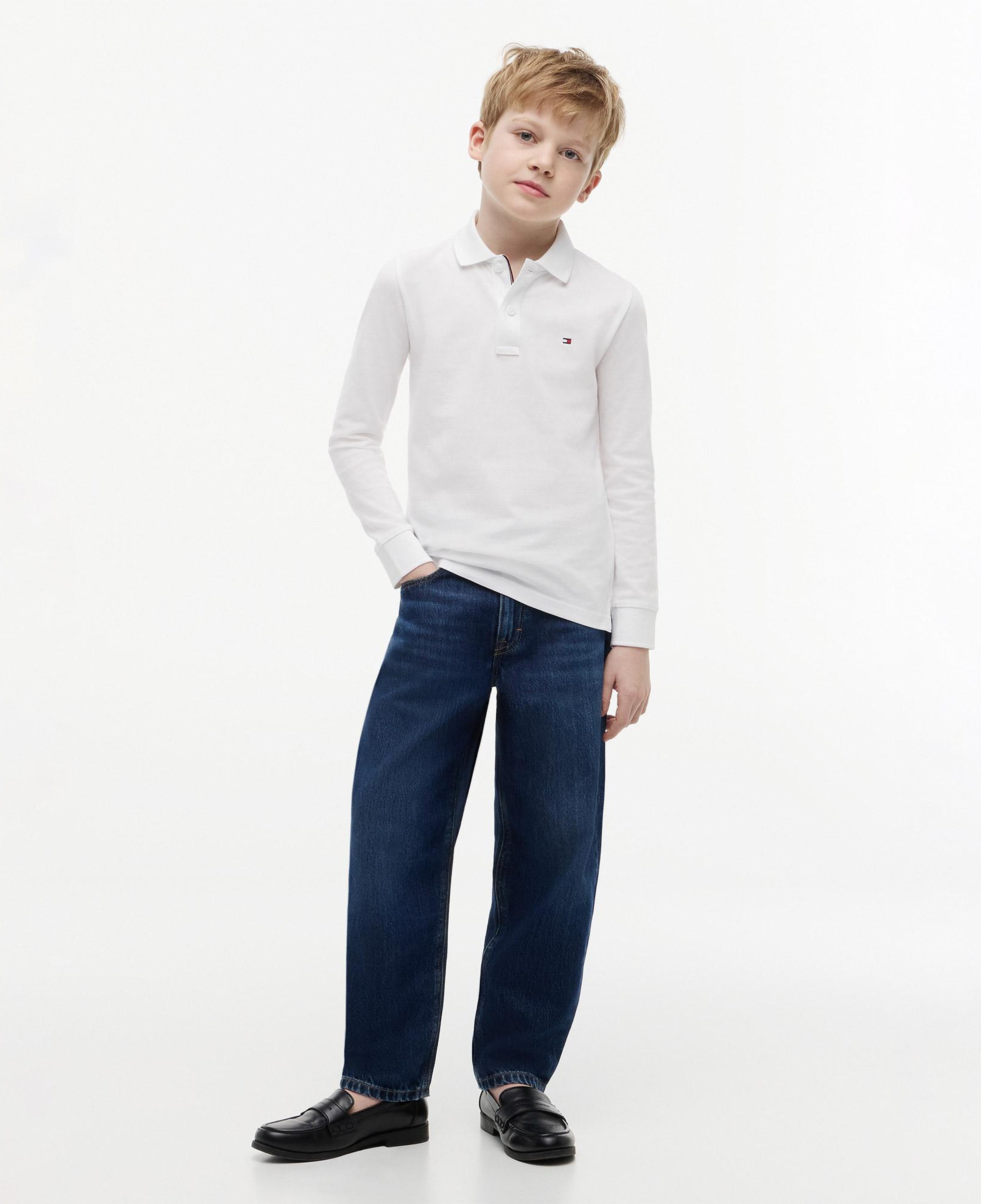 Tommy Hilfiger Çocuk Beyaz Polo
